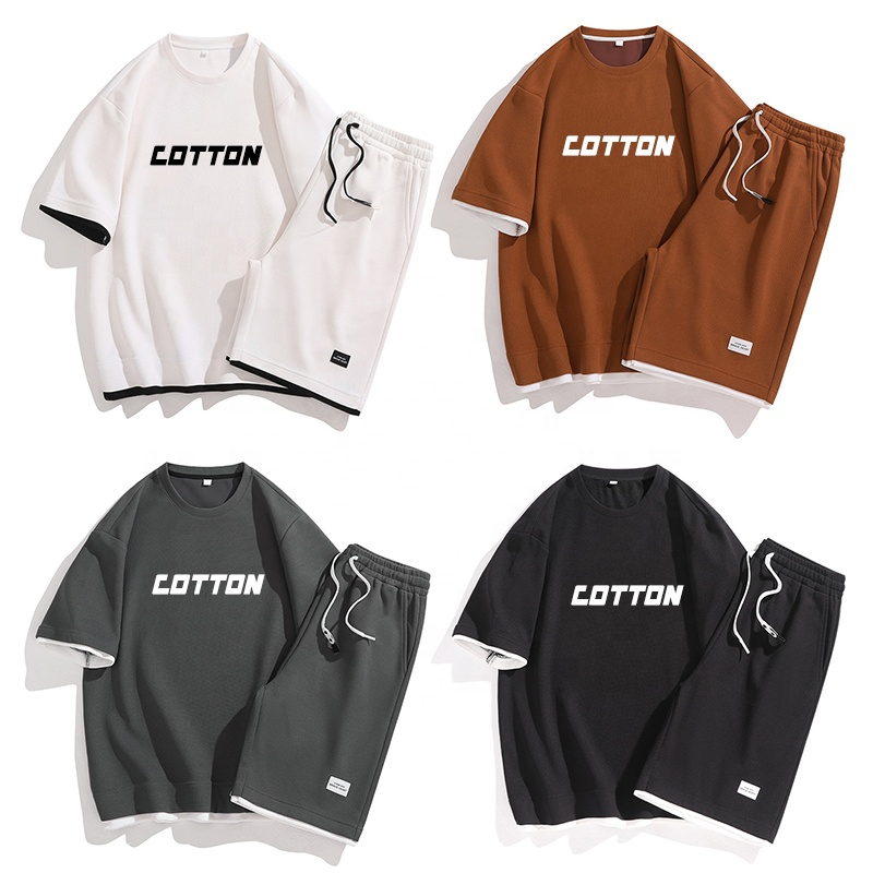 Casual Short Sleeve t shirt Custom Logo Plain Shirt t For Men and women Blank Mens Summer Tracksuit - view 10
