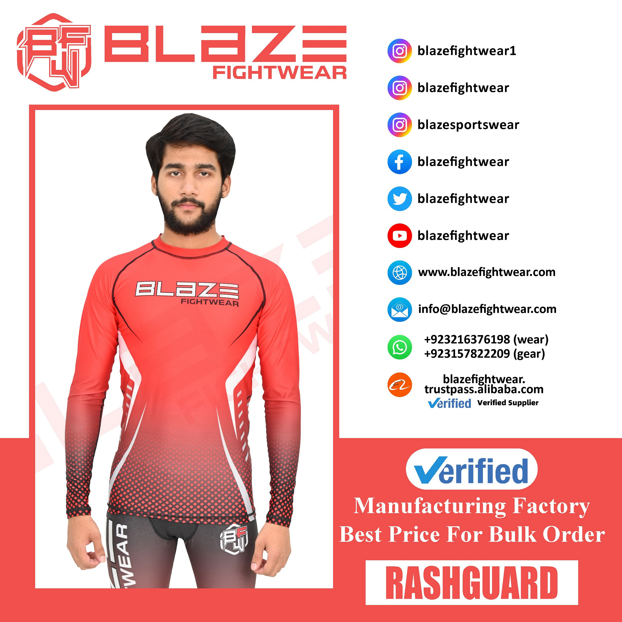 Customized OEM MMA Rash Guard full Sleeve Rash Guard OEM Sublimation printed High Quality BJJ SUIT   - view 11