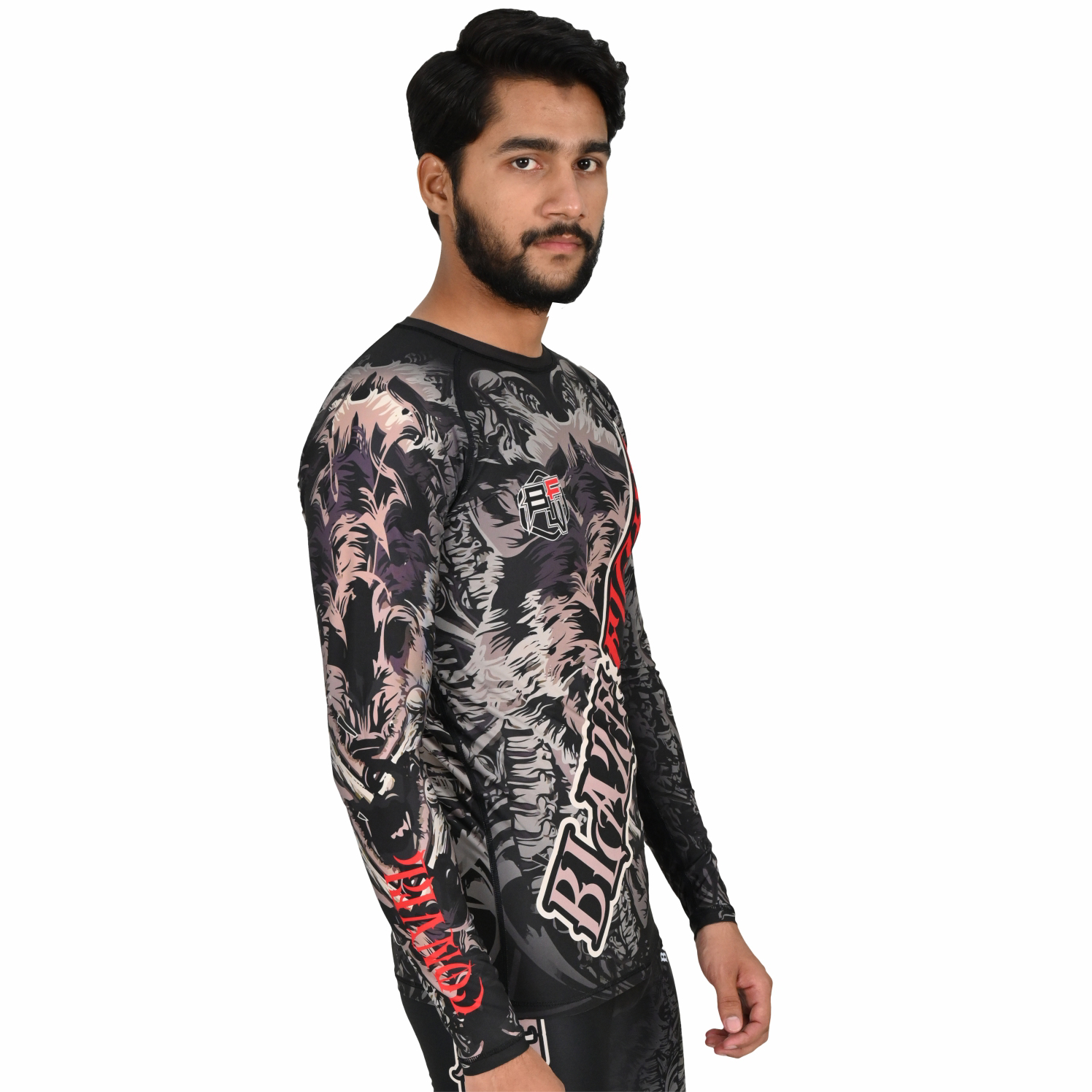 Customized OEM MMA Rash Guard full Sleeve Rash Guard OEM Sublimation printed High Quality BJJ SUIT   - view 12