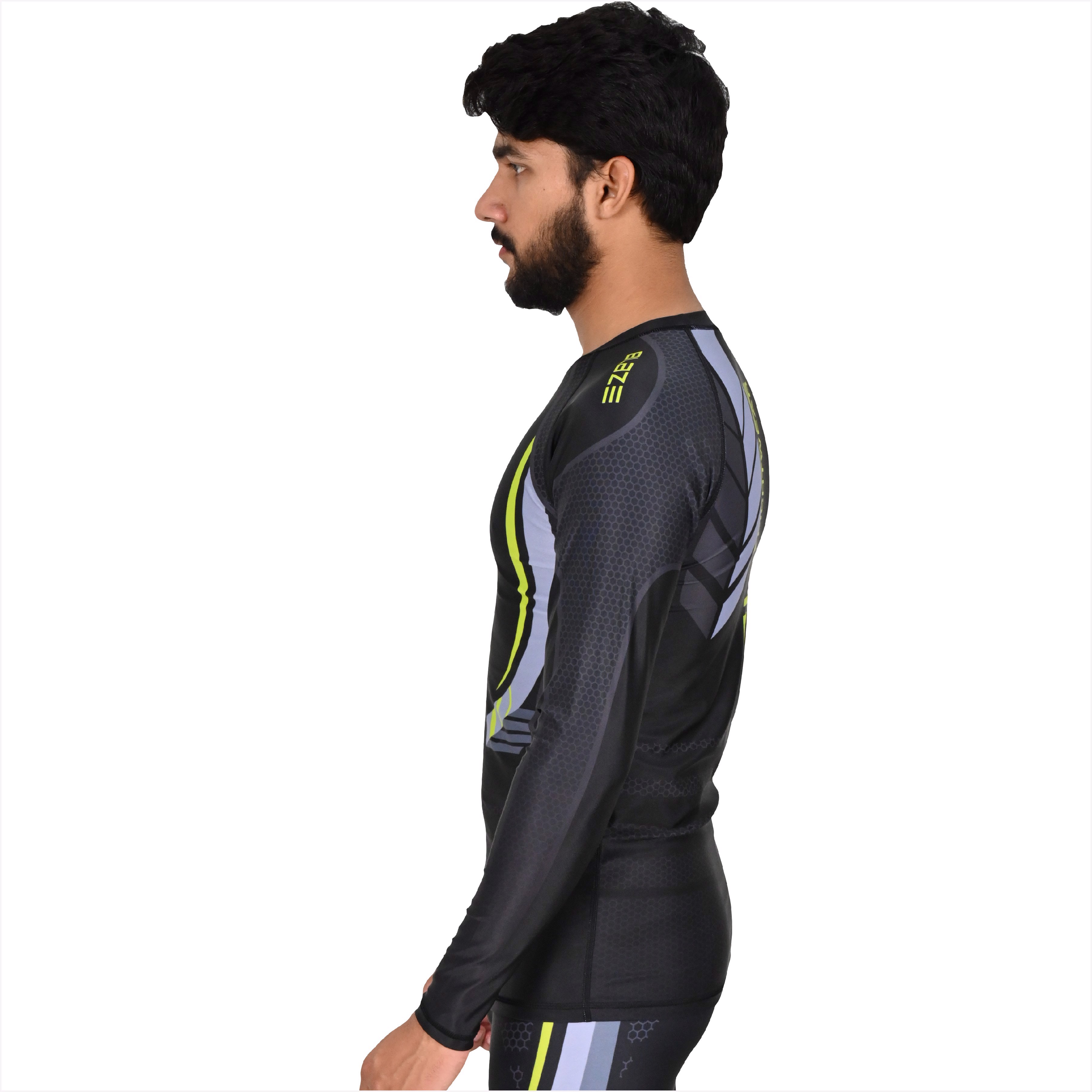 MMA Rash Guard full Sleeve Rash Guard OEM Sublimation printed High Quality BJJ Rash guard breathable - view 6