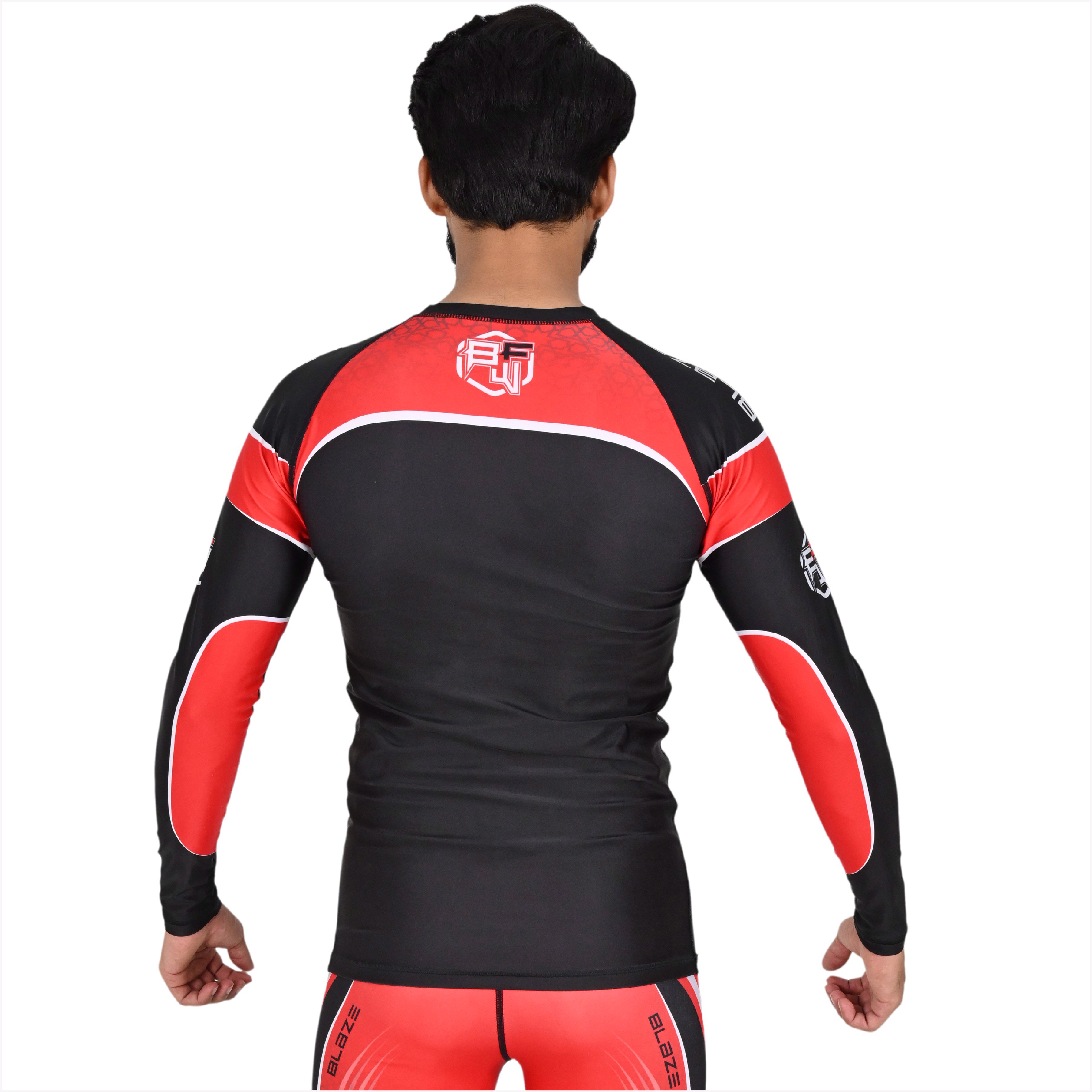 High Quality Custom Logo Rash guard Shirt Wholesale Custom Logo Fitness Swimming Shirts Printed  - view 3