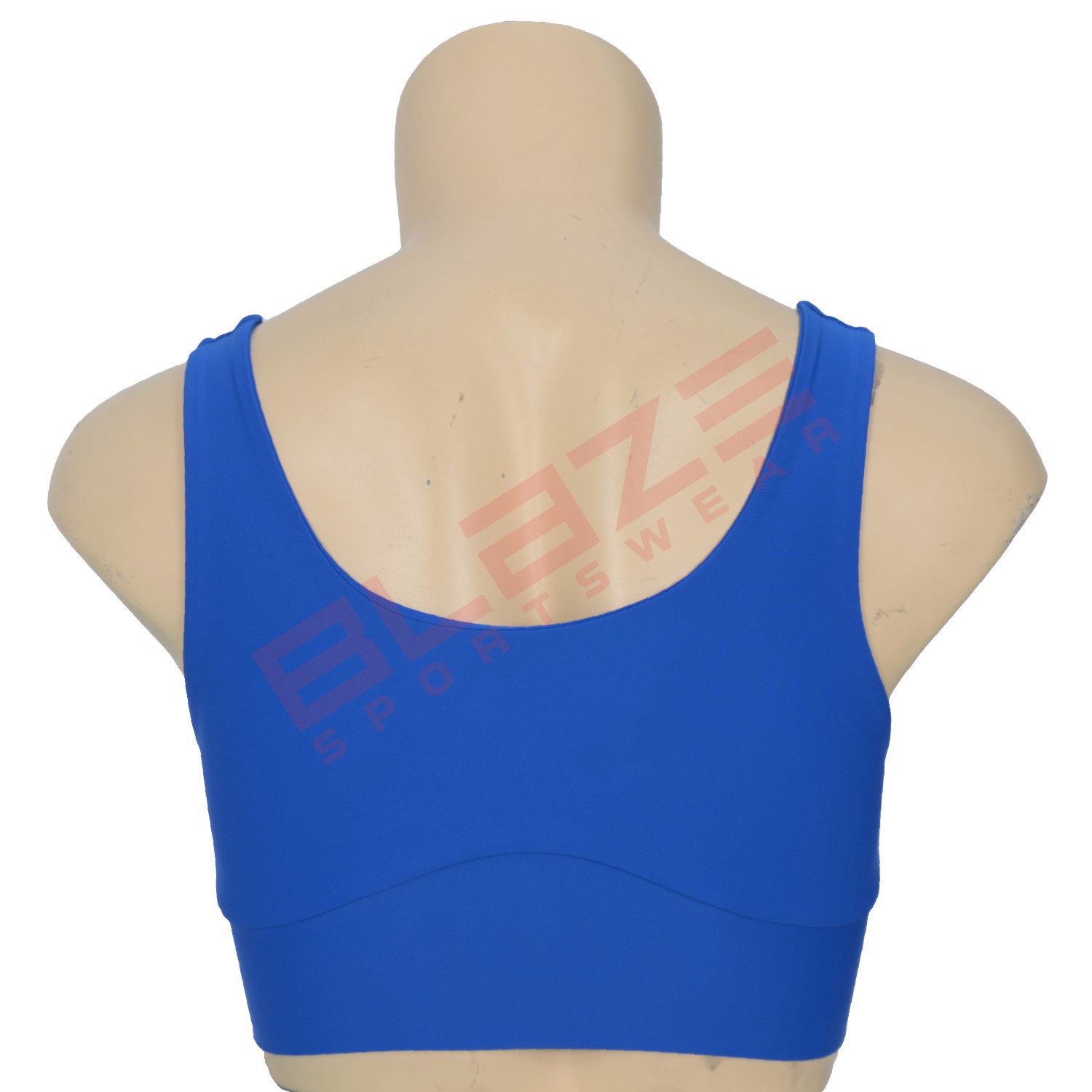Customized lightweight, breathable,digitally silk-printed racerback sports bra designed for workouts