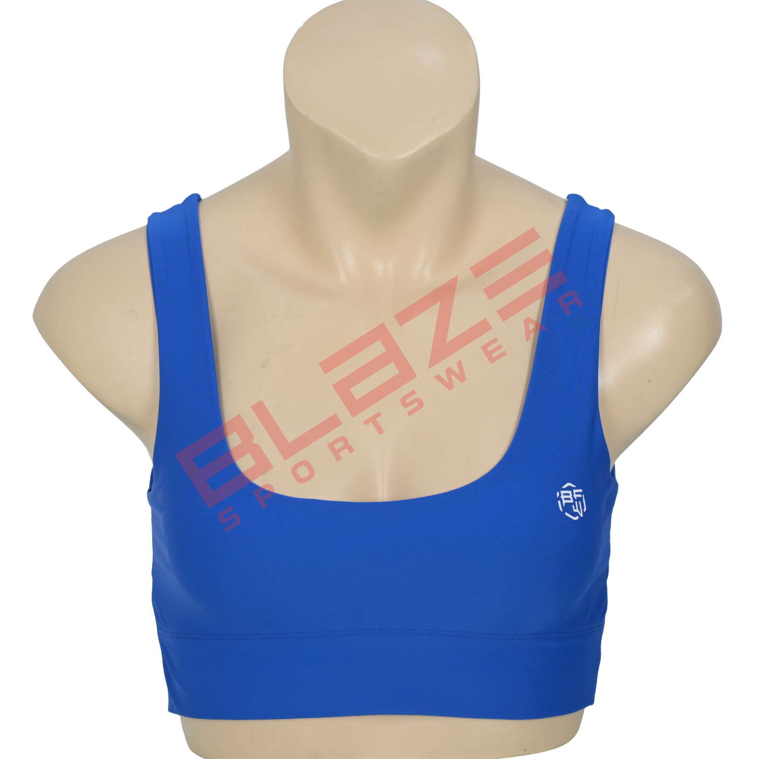 Customized lightweight, breathable,digitally silk-printed racerback sports bra designed for workouts - view 3