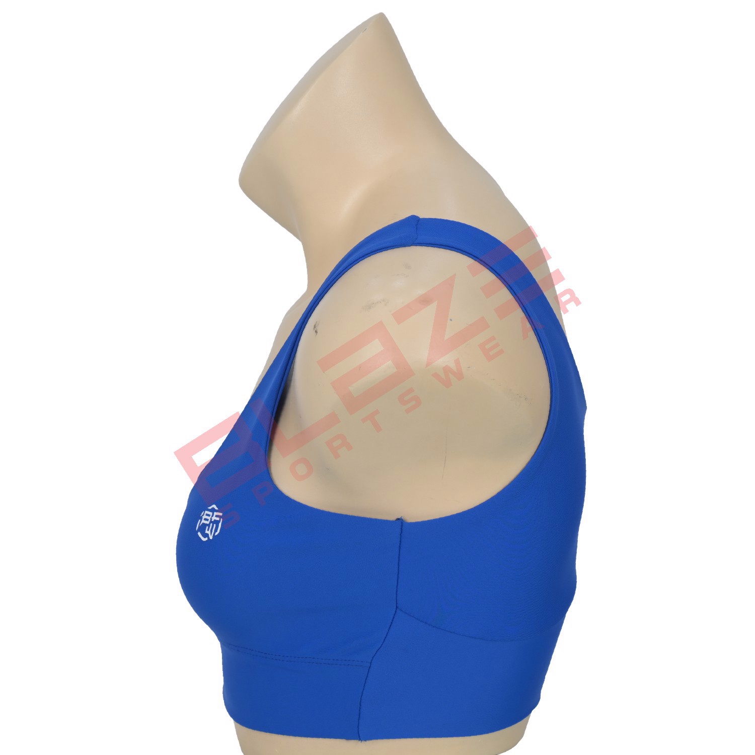 Customized lightweight, breathable,digitally silk-printed racerback sports bra designed for workouts - view 5