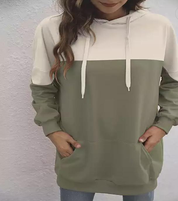Oversizes woman's Hoodies Printed/Embroided Loose 2 Pieces Drawstring Jogger Sweatpants Thick Fleece - view 2