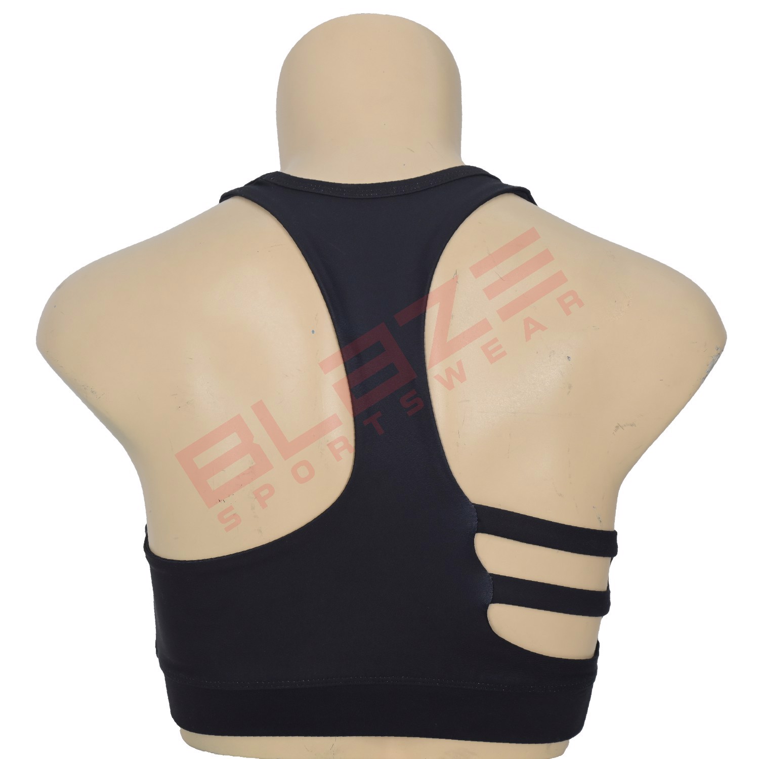 customized digital sublimation sports bra workout fitness wear racer back light weight breathable - view 2