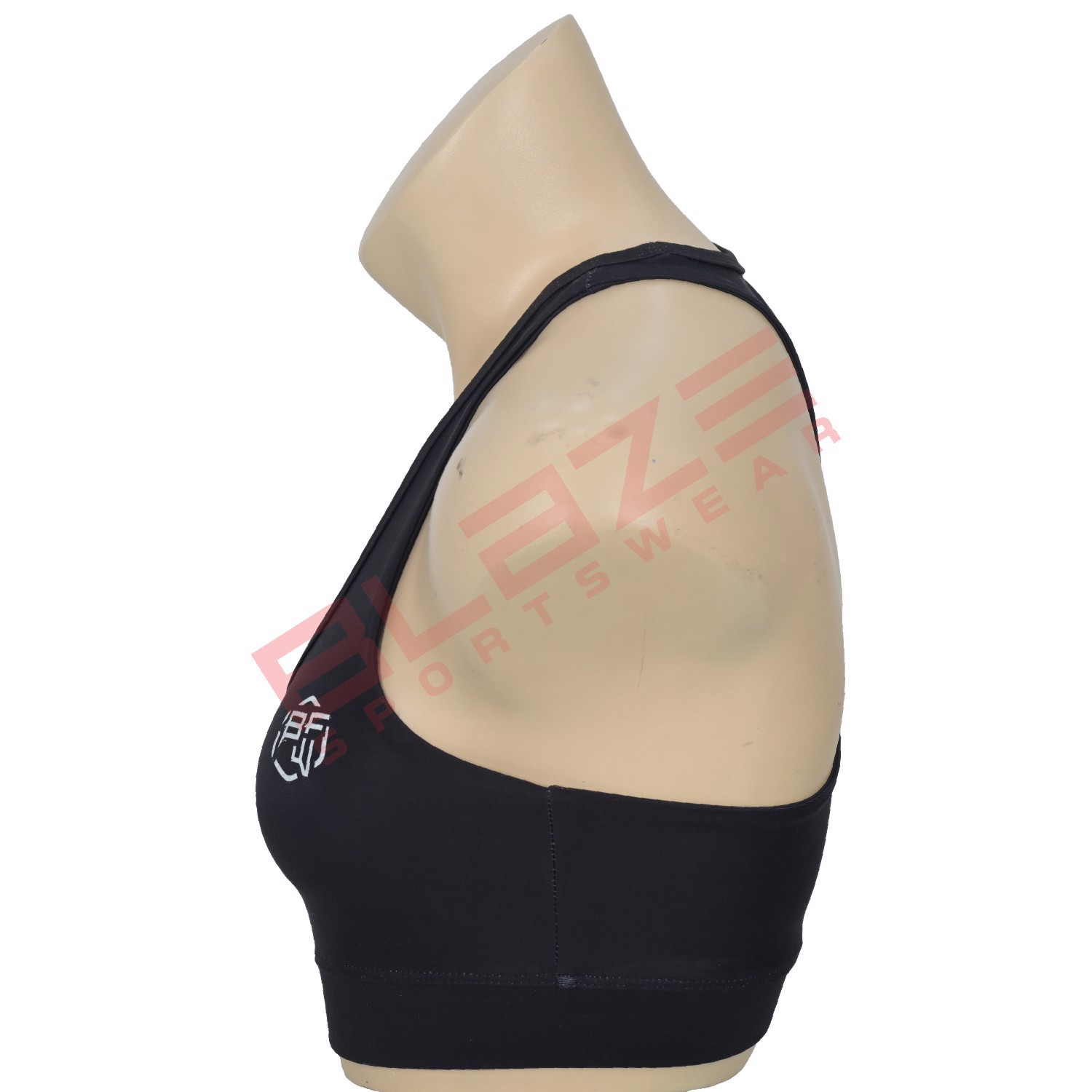 customized digital sublimation sports bra workout fitness wear racer back light weight breathable - view 3