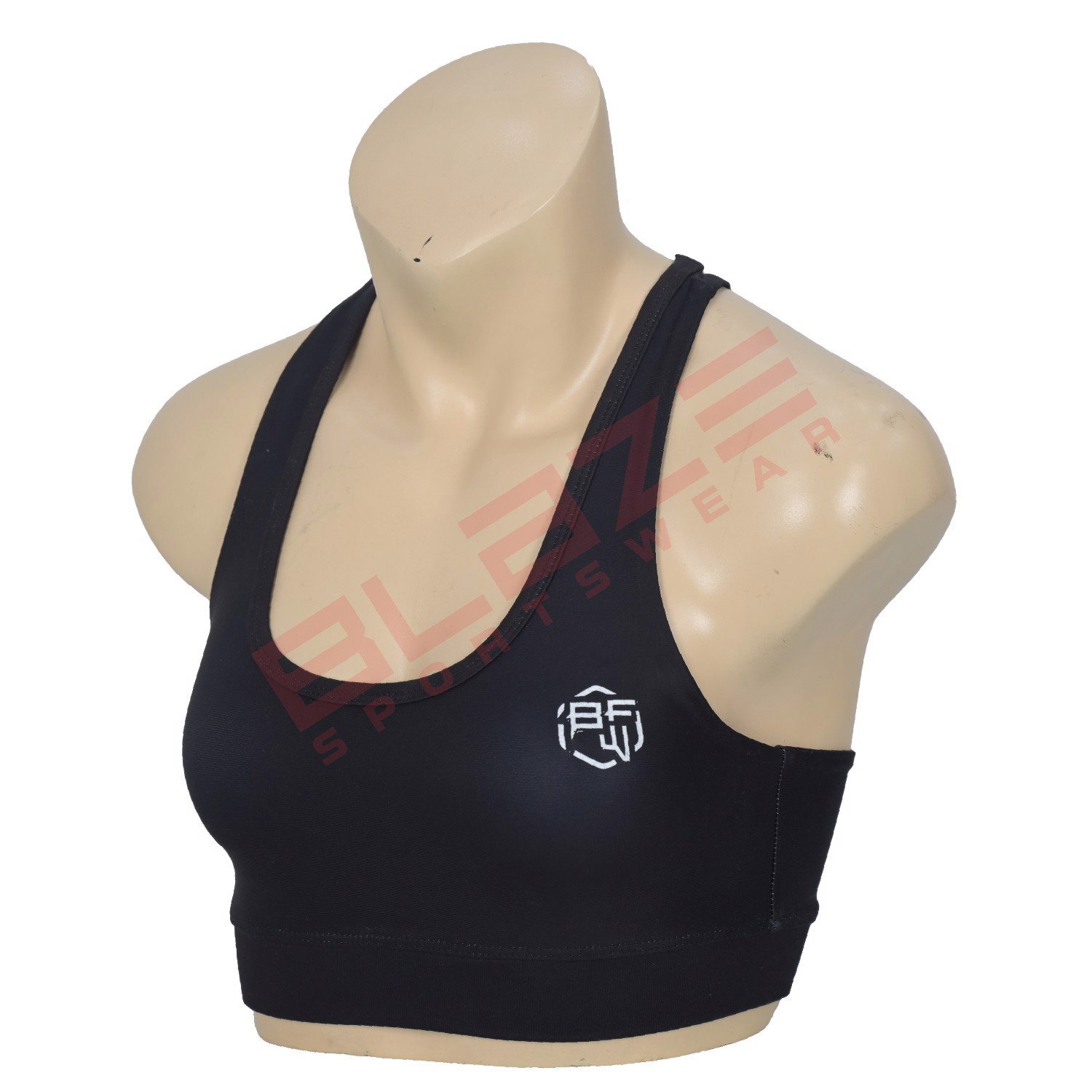 customized digital sublimation sports bra workout fitness wear racer back light weight breathable - view 4