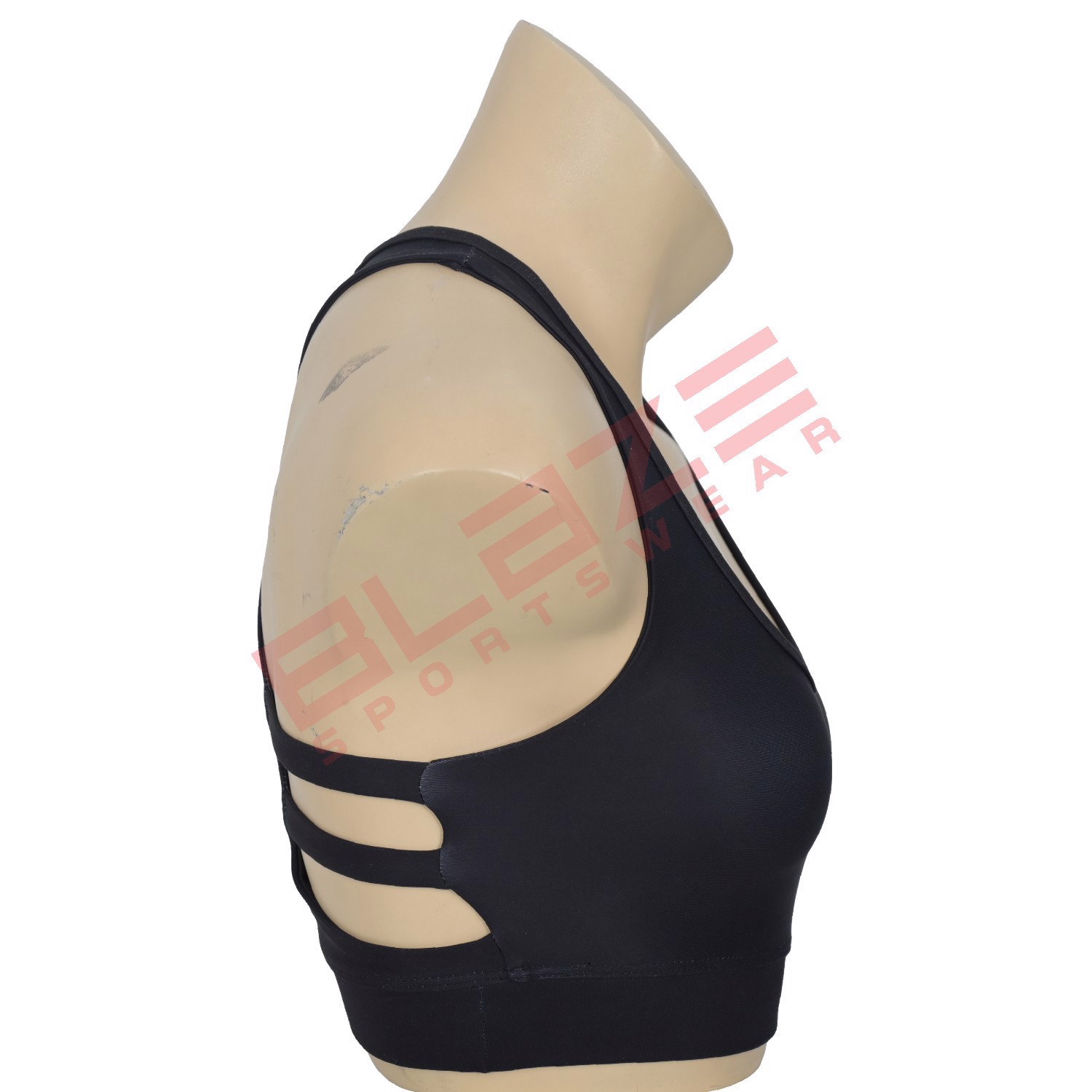 customized digital sublimation sports bra workout fitness wear racer back light weight breathable - view 5