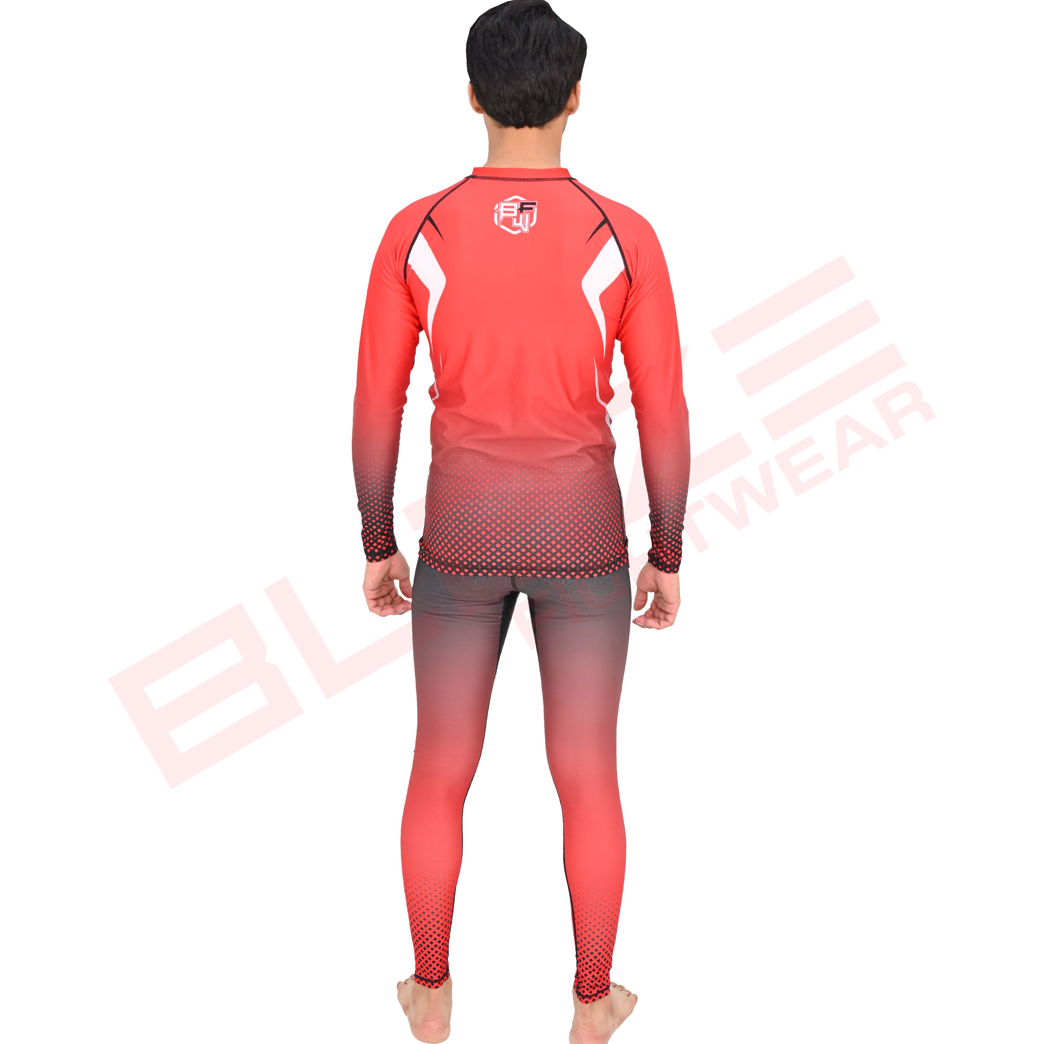 New custom design rashguard Compression uniforms Lightweight training set compresseion pant biker - view 3
