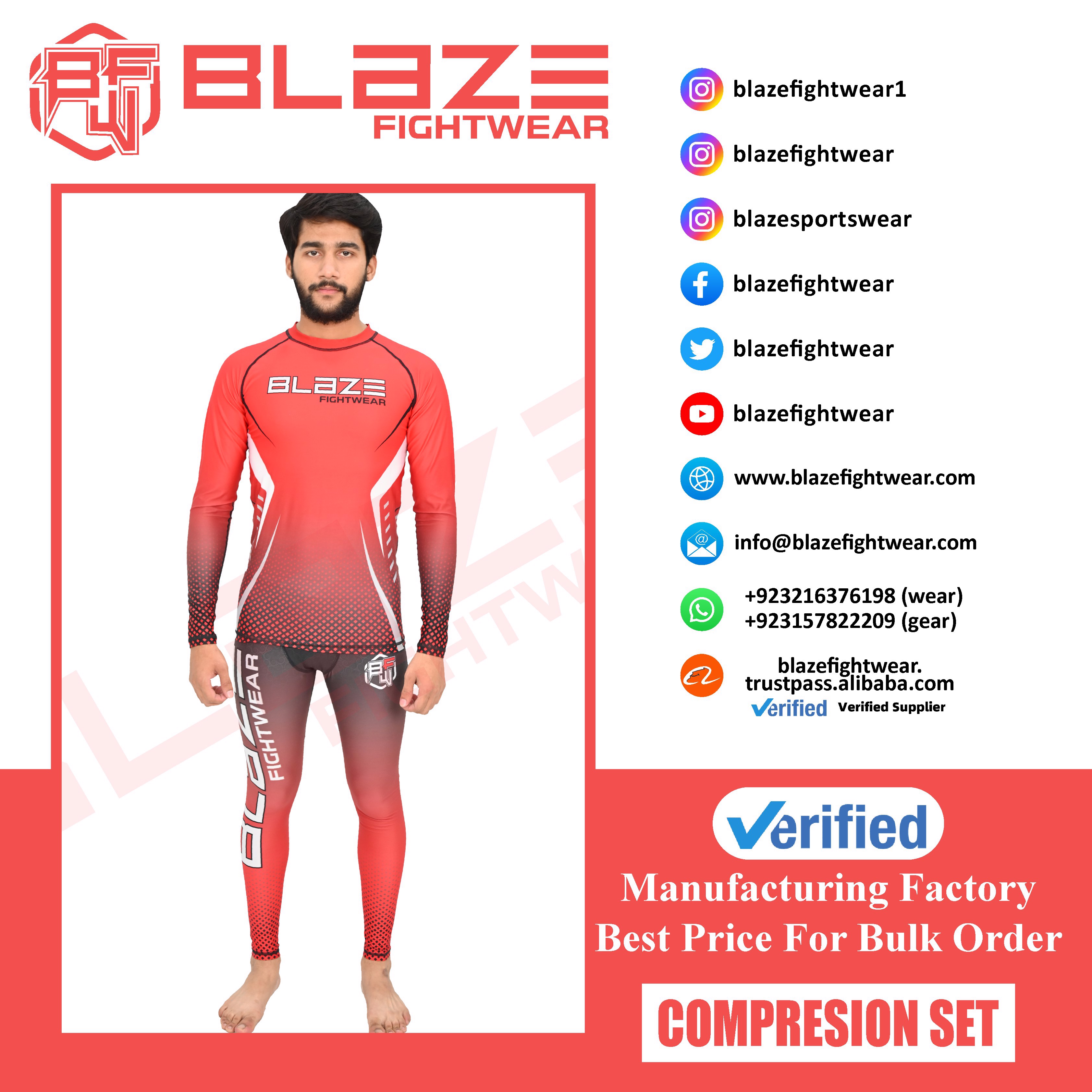 New custom design rashguard Compression uniforms Lightweight training set compresseion pant biker - view 5