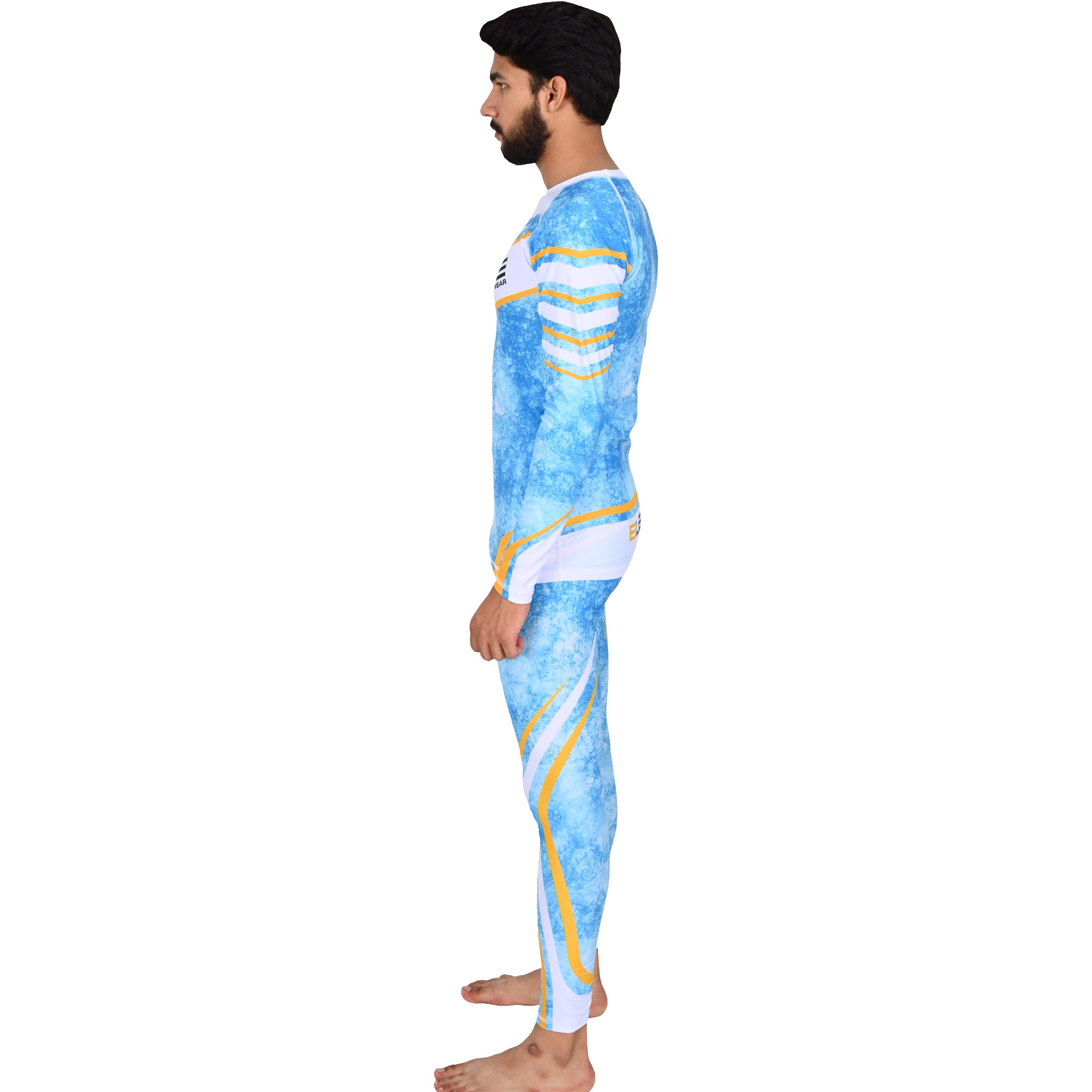Custom Compression uniforms for improved performance Lightweight training set compresseionpant biker - view 3