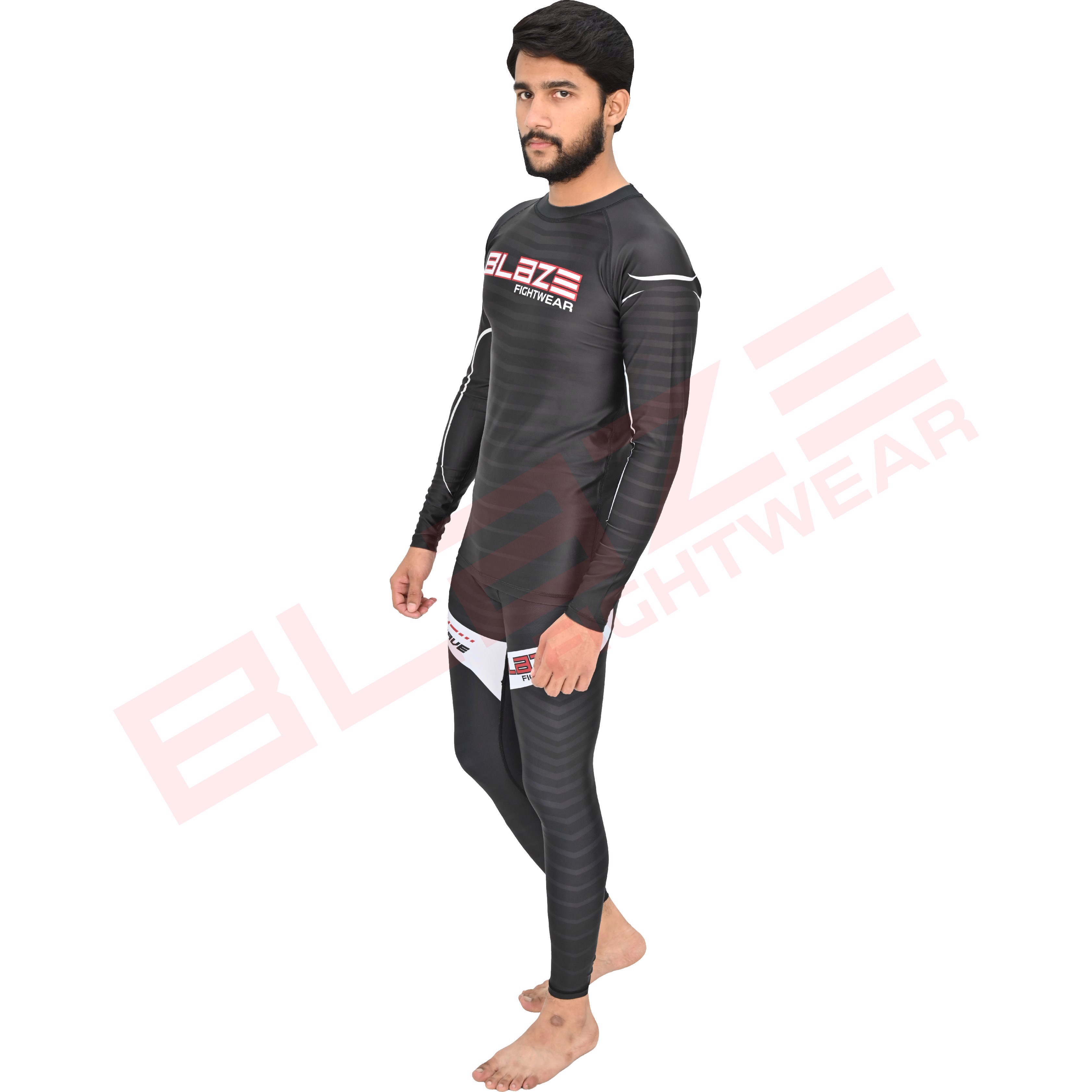 New wholesale OEM rashguard Compression uniforms  Lightweight training set compresseion pant biker - view 2