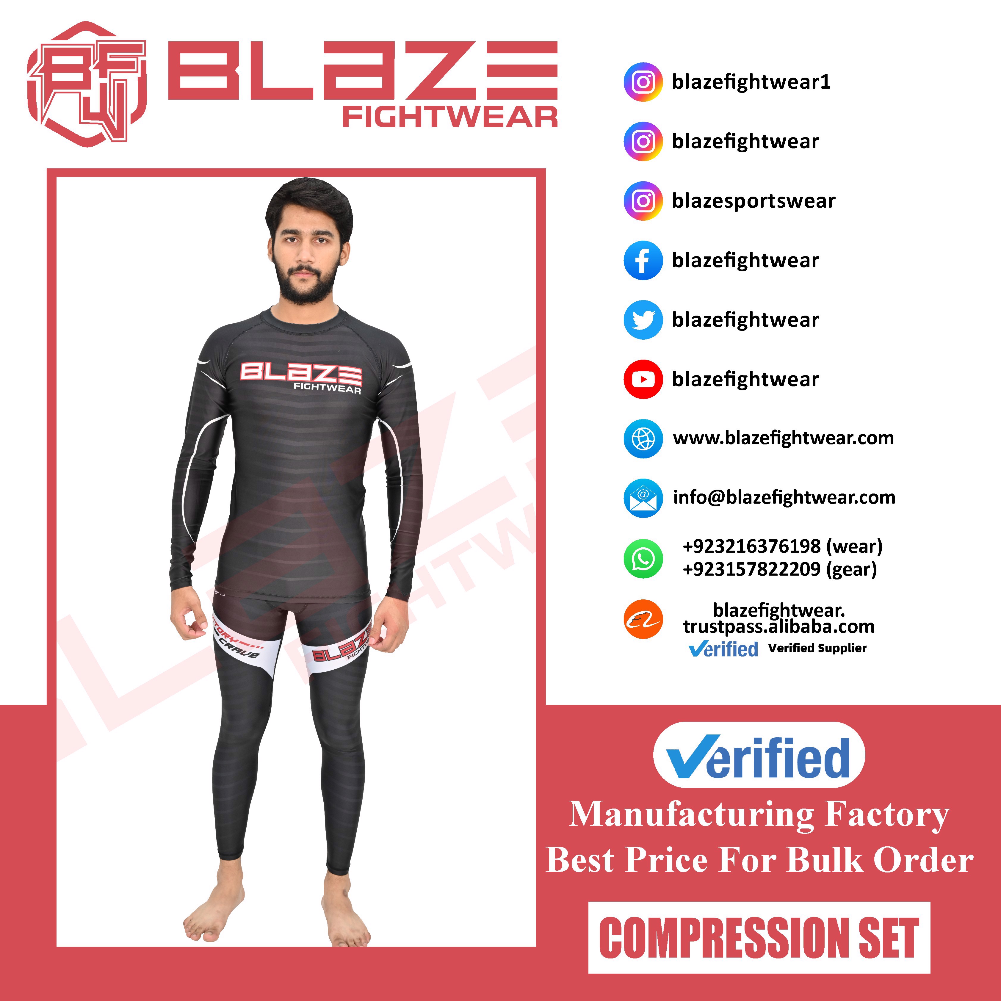 New wholesale OEM rashguard Compression uniforms  Lightweight training set compresseion pant biker - view 7