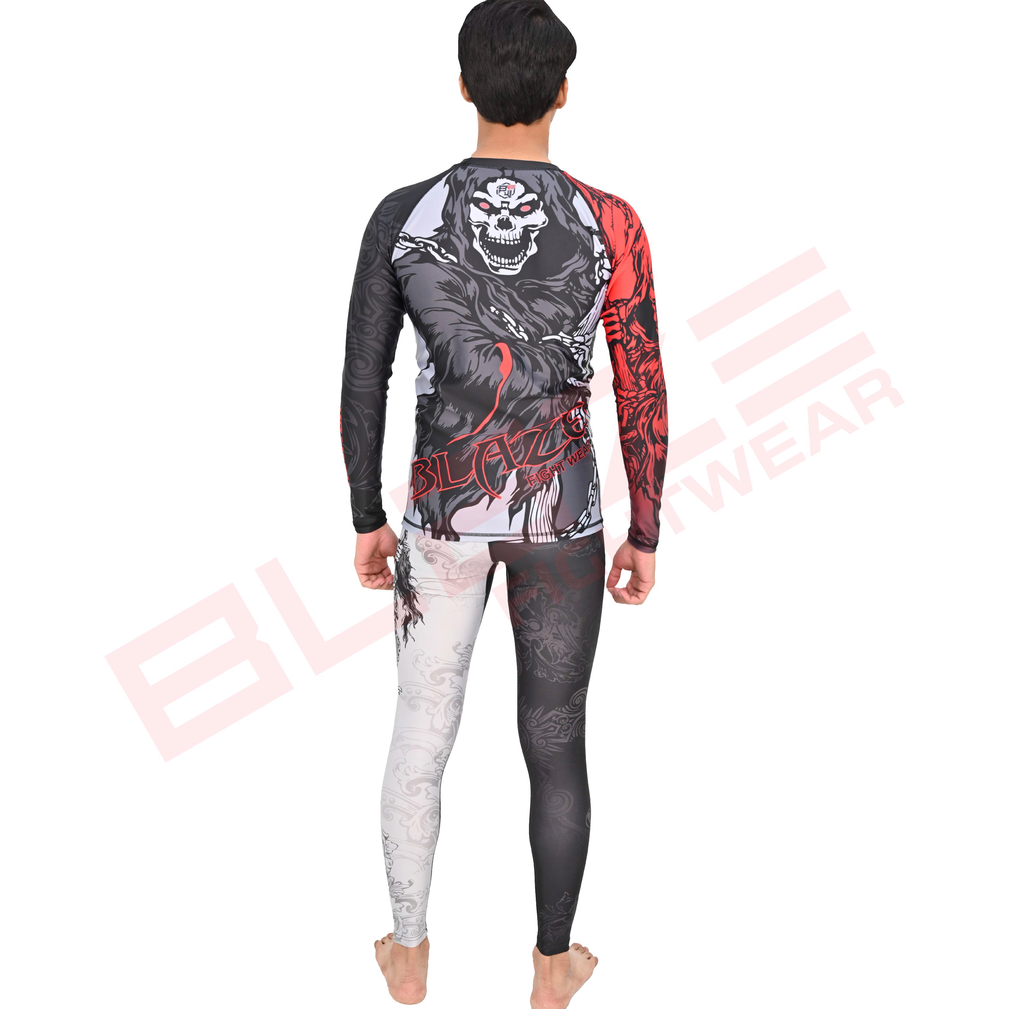 Custom design rashguard Compression uniforms  Lightweight training set compresseion pant biker