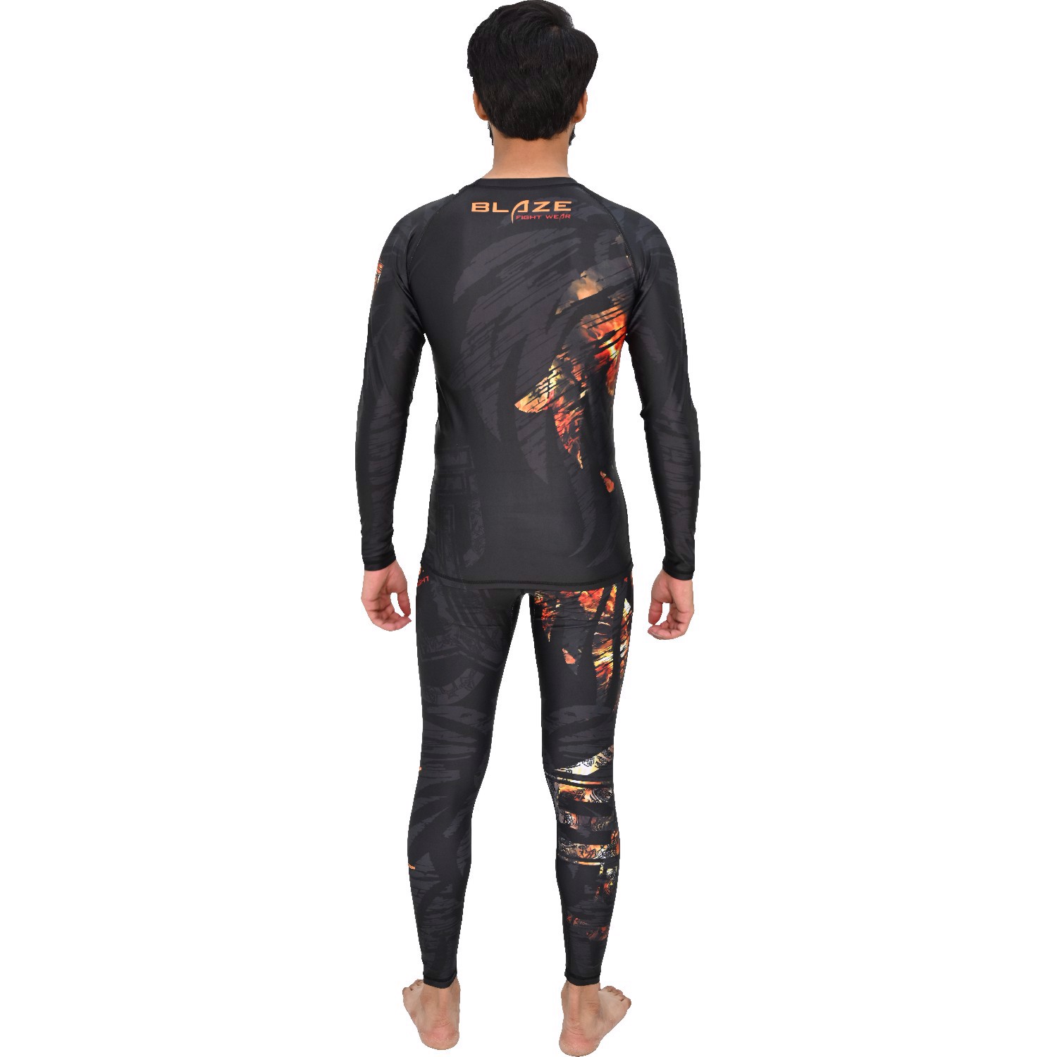 Customized rashguard Compression uniforms  Lightweight training set compresseionpant biker bjj  - view 4