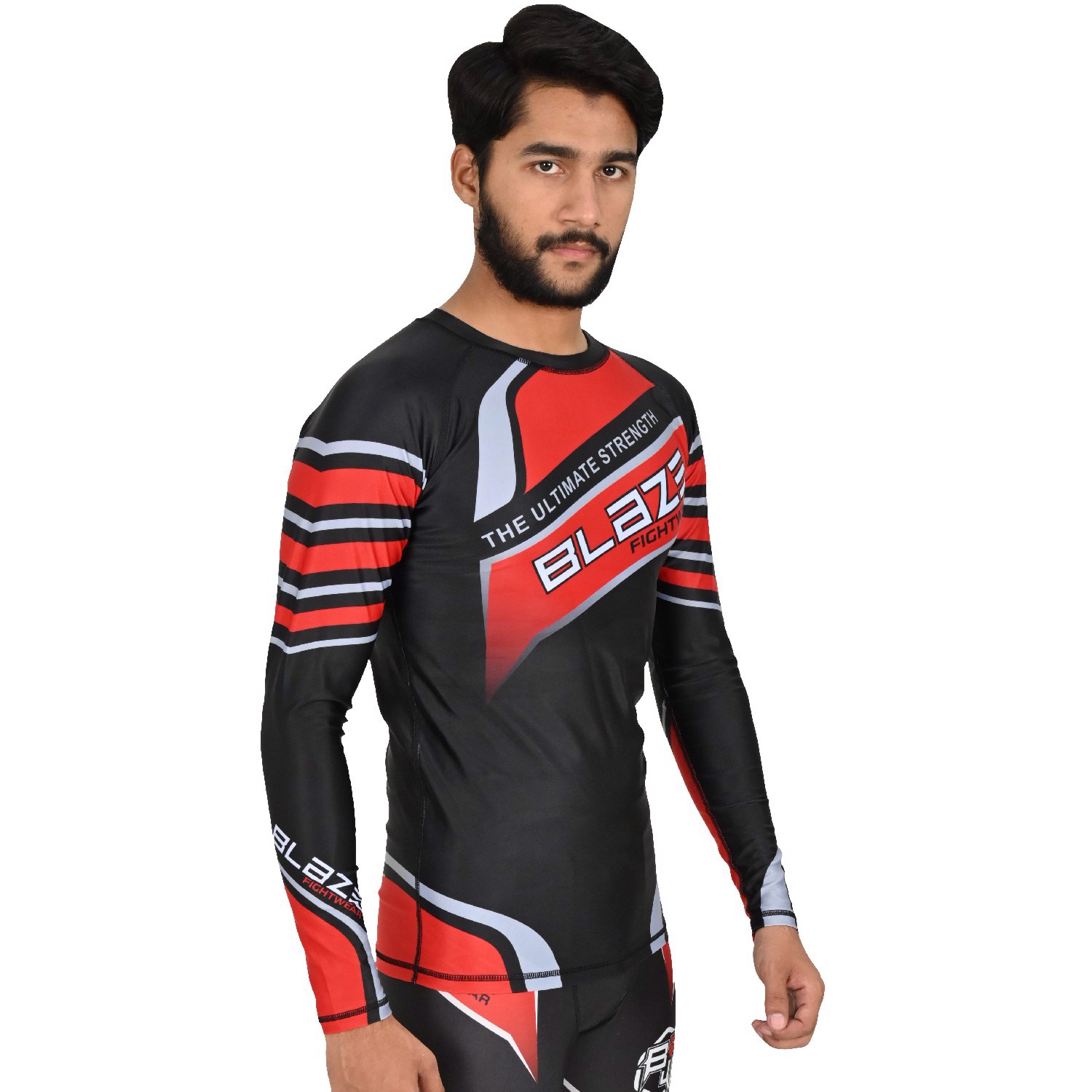 MMA Rash Guard full Sleeve Rash Guard OEM Sublimation printed High Quality BJJ Rash guard breathable - view 2