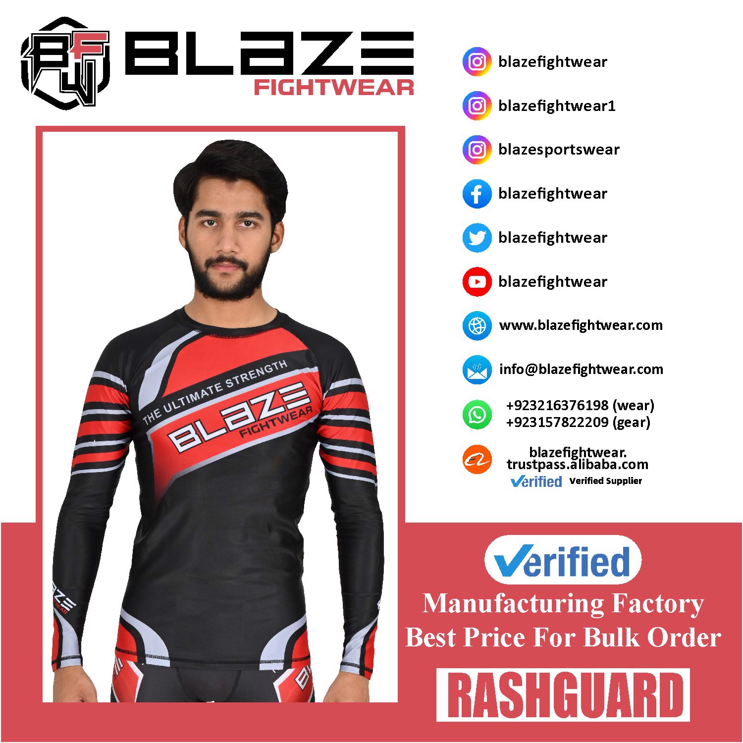 MMA Rash Guard full Sleeve Rash Guard OEM Sublimation printed High Quality BJJ Rash guard breathable - view 9