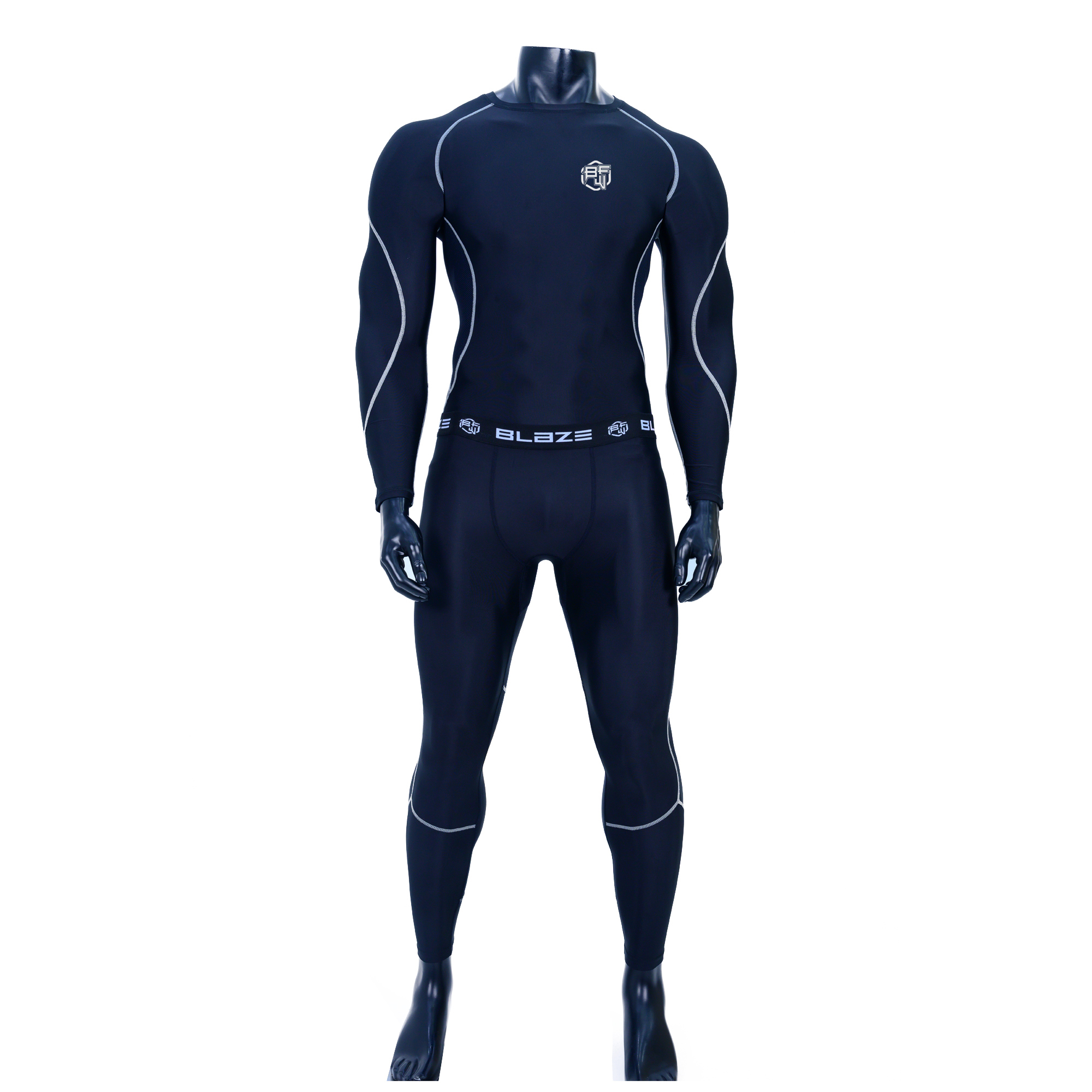 Wholesale mma compression uniform bjj base layer set running workout uniform - view 3