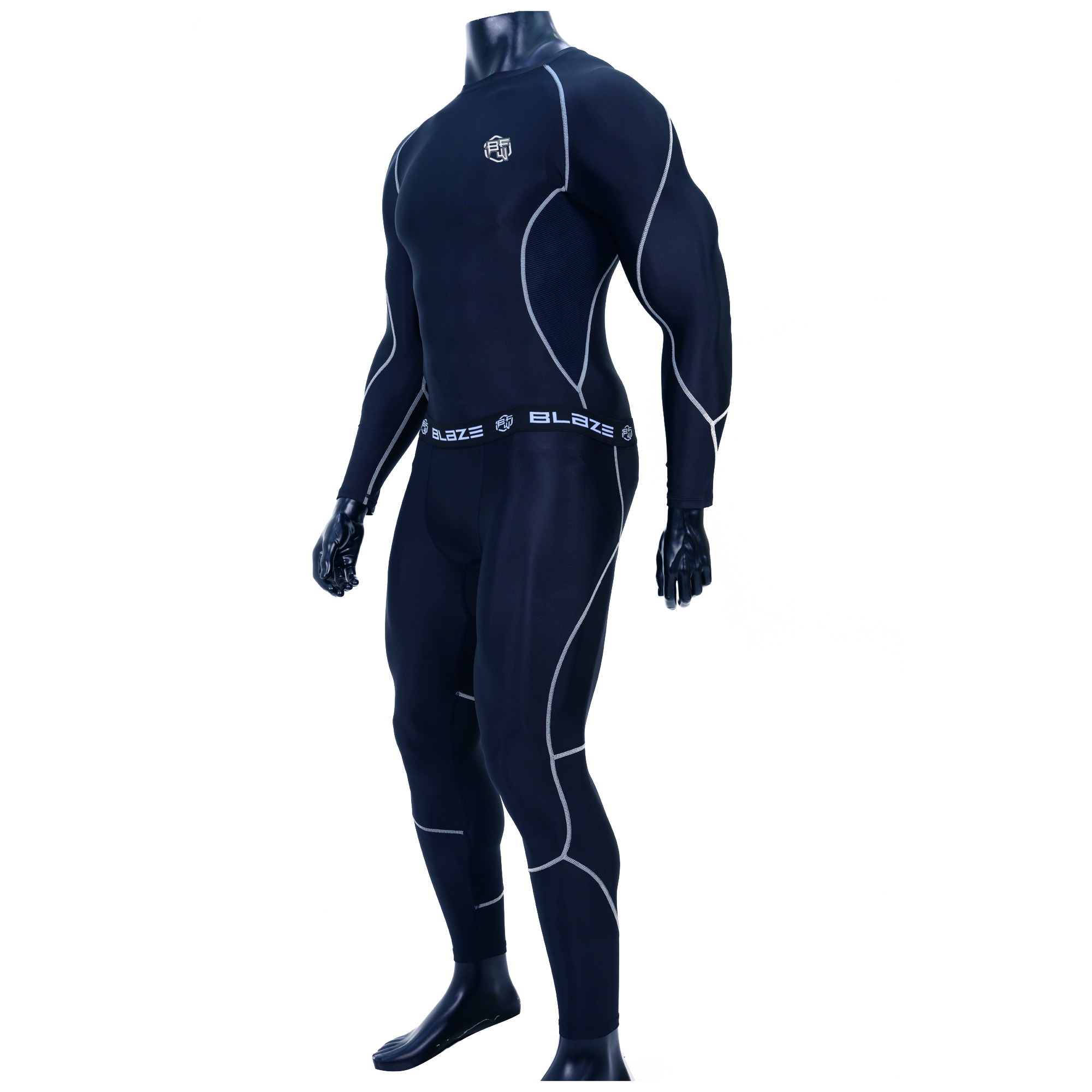 Wholesale mma compression uniform bjj base layer set running workout uniform - view 4