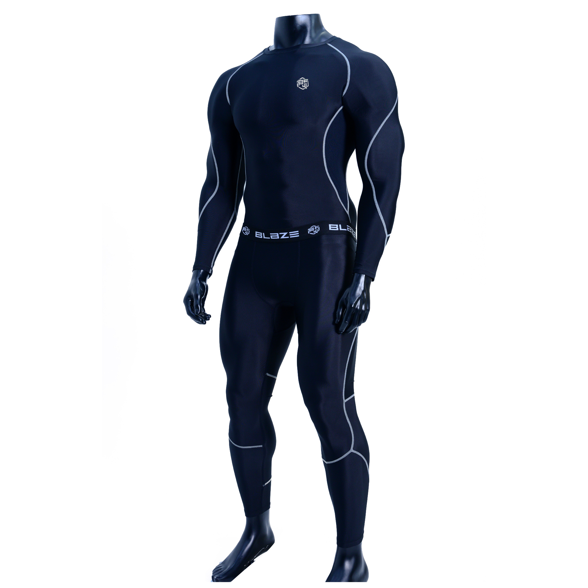 Wholesale mma compression uniform bjj base layer set running workout uniform - view 7