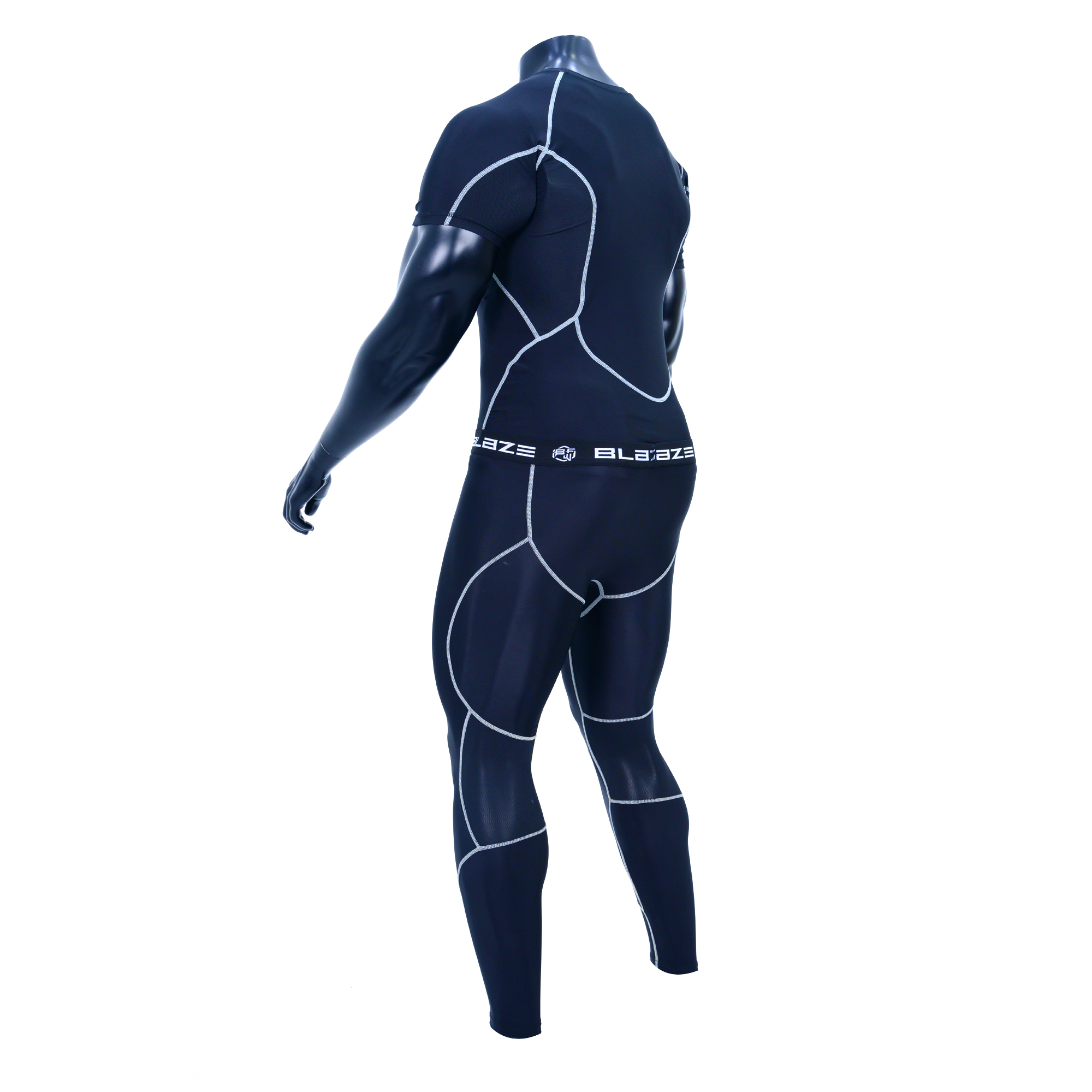 Wholesale mma compression uniform bjj base layer set running workout uniform - view 14