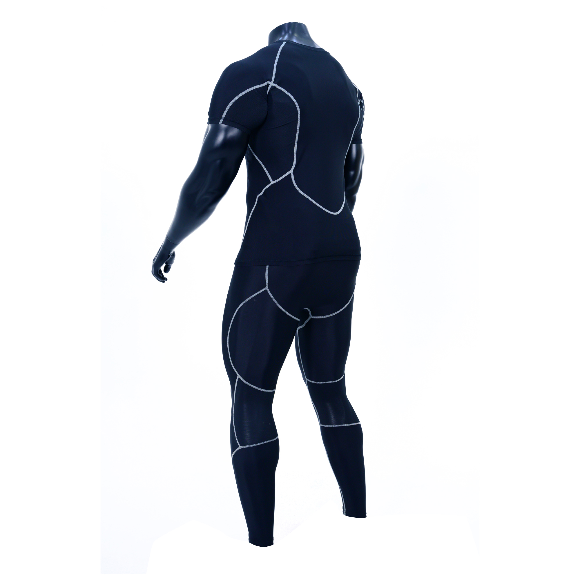 Wholesale mma compression uniform bjj base layer set running workout uniform - view 17