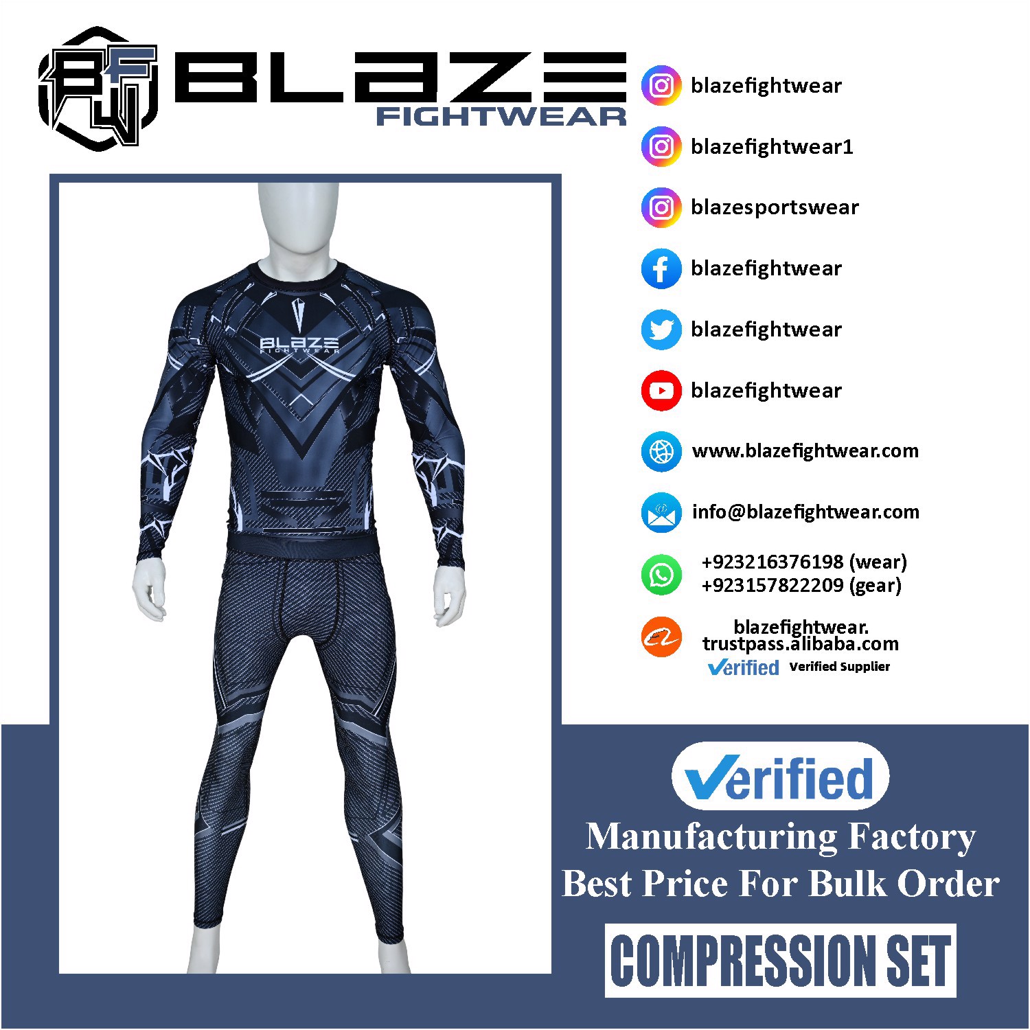 Custom High Quality Design Sublimation Printed Long Sleeve Rash guard Spandex Polyester Men BJJ MMA  - view 7