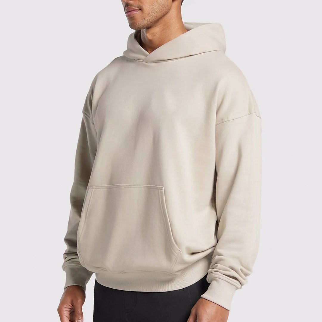 Build Your Brand: Blank Wholesale WESTERN HOODIE Oversized & Drop Shoulder - view 7