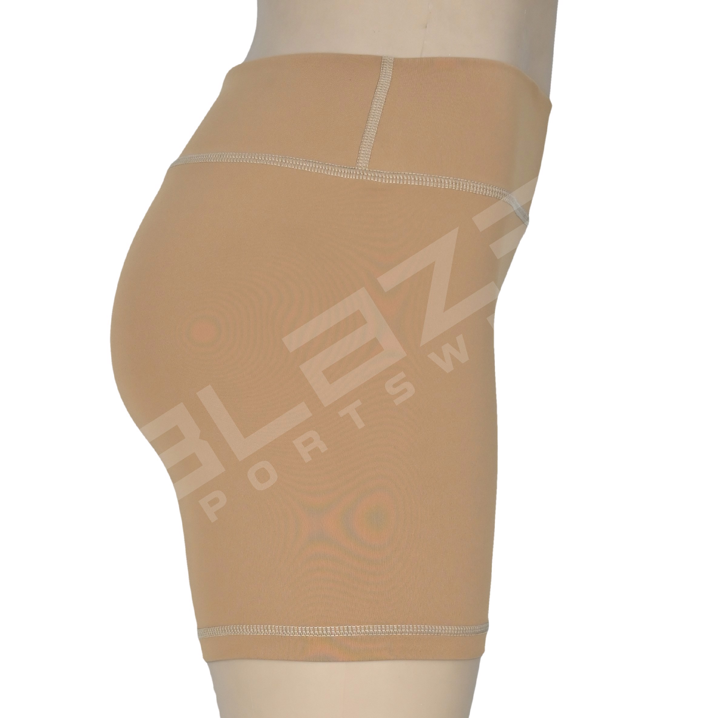 Customized Women's High Waist Biker Shorts Fitness Yoga Running Shorts Beach Booty Short Plus Size 