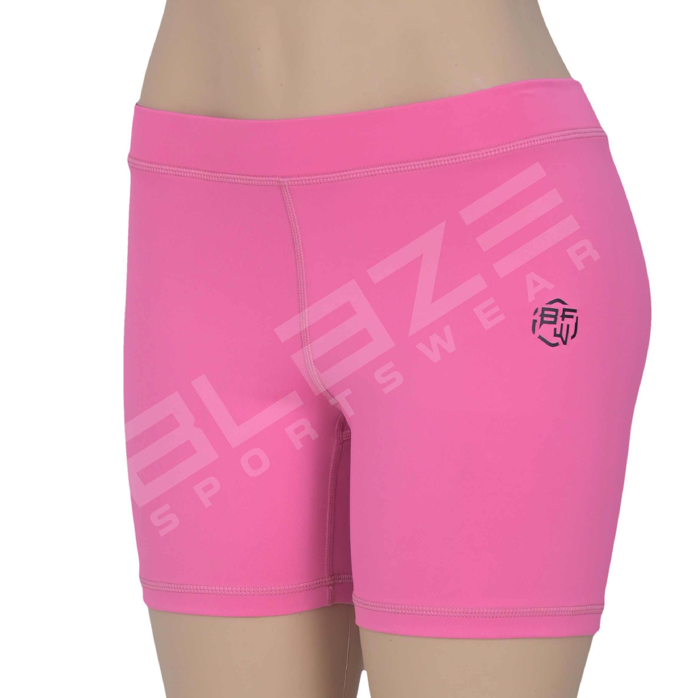 Customized Women's High Waist Biker Shorts Fitness Yoga Running Shorts Beach Booty Short Plus Size  - view 9