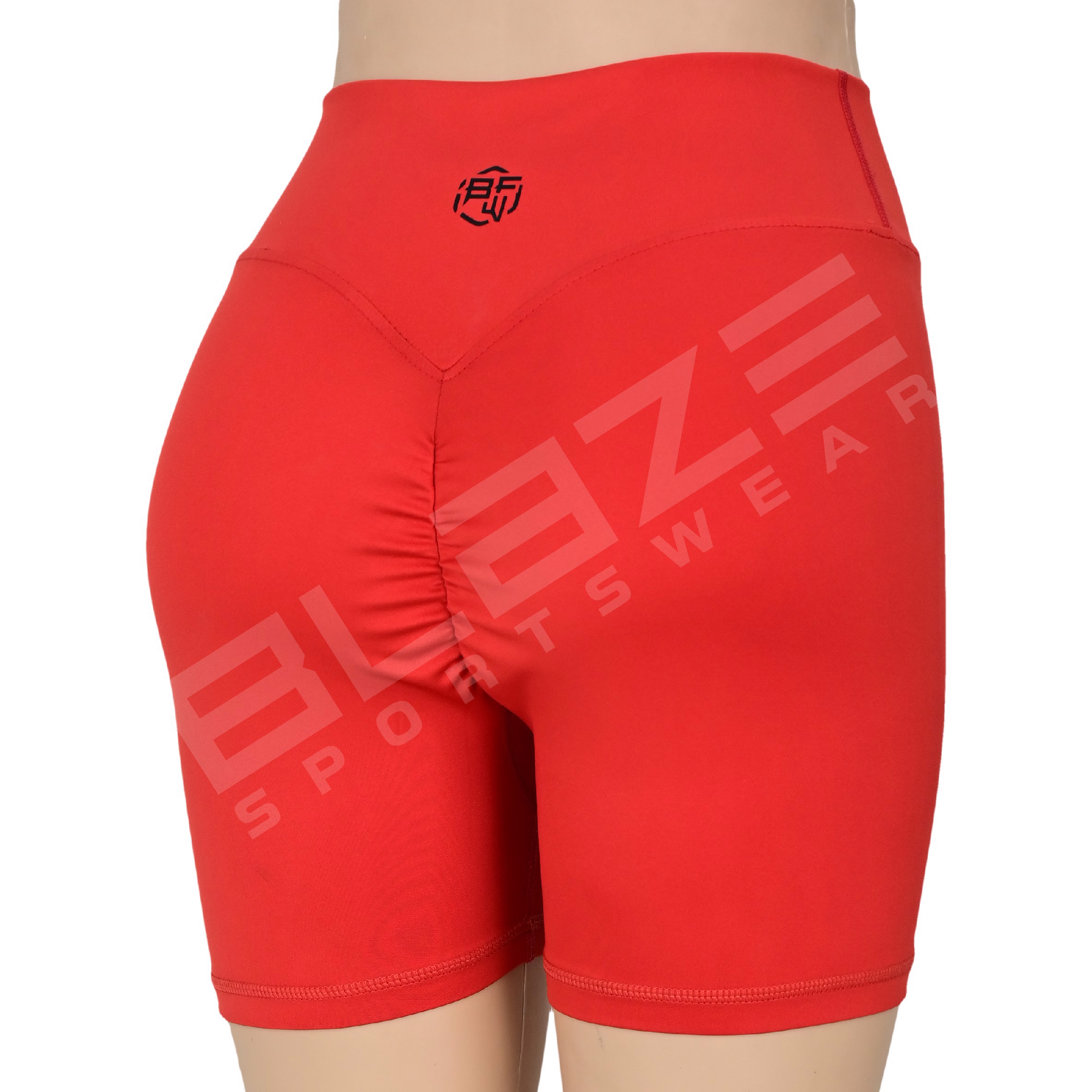 Customized Women's High Waist Biker Shorts Fitness Yoga Running Shorts Beach Booty Short Plus Size  - view 10