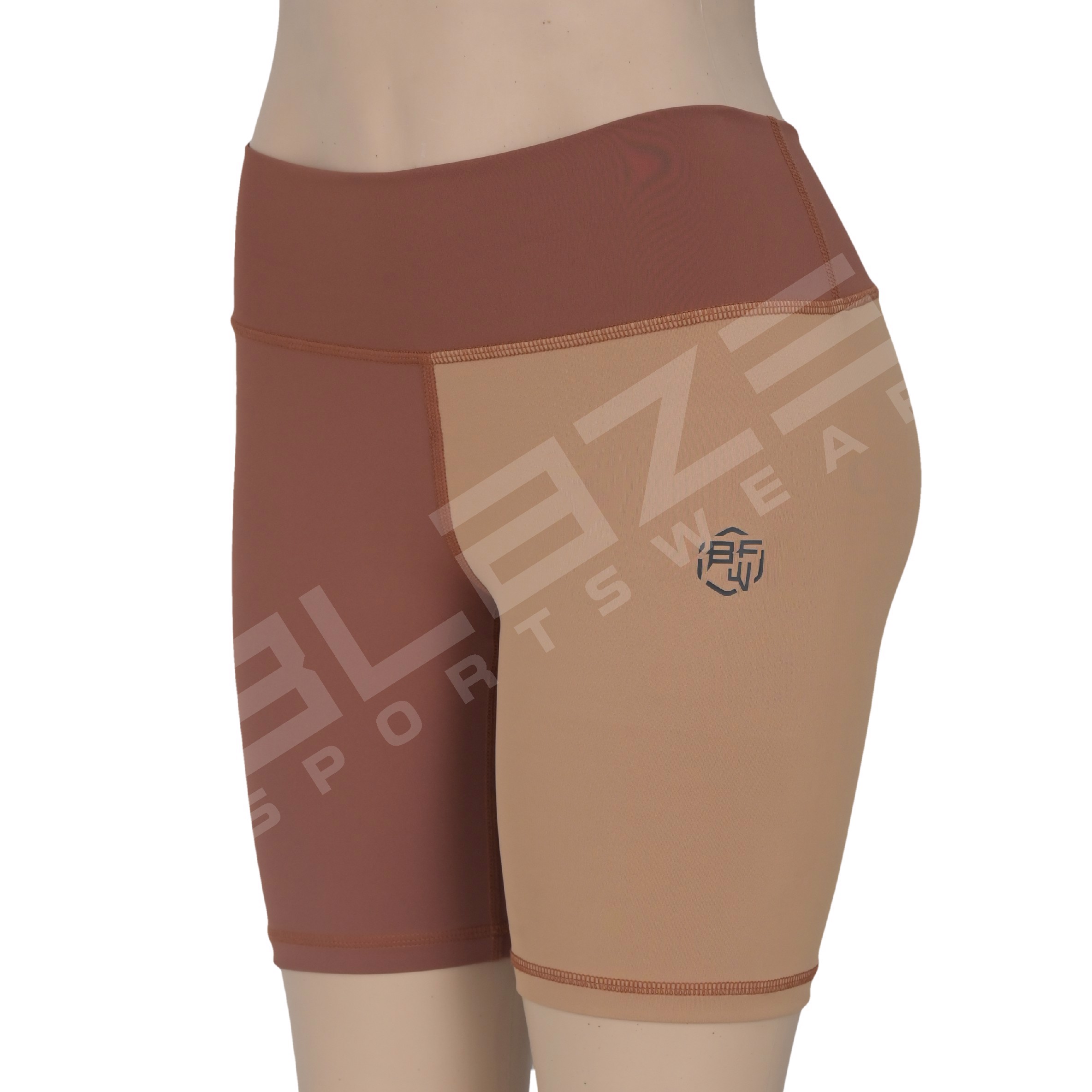Customized Women's High Waist Biker Shorts Fitness Yoga Running Shorts Beach Booty Short Plus Size  - view 11