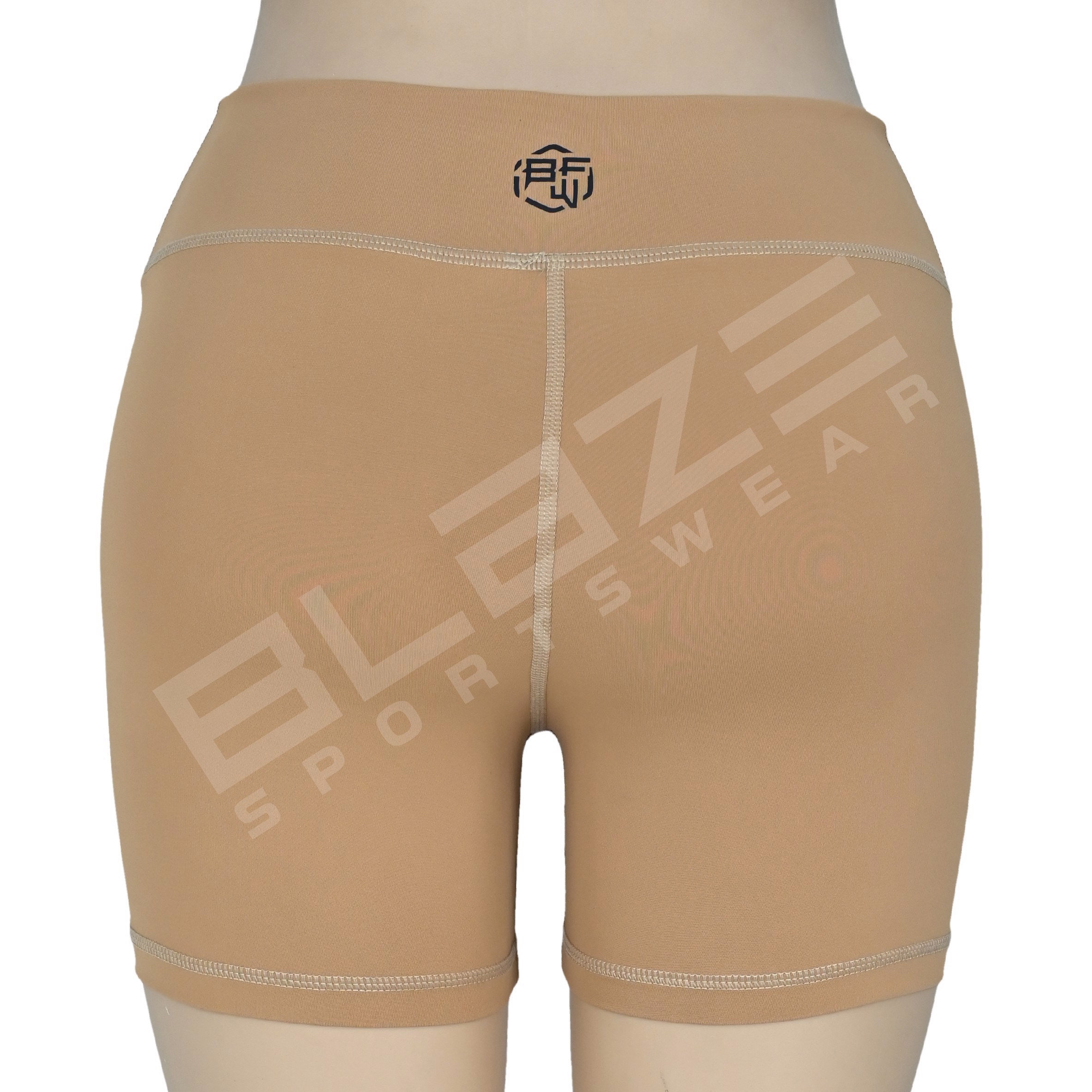 Customized Women's High Waist Biker Shorts Fitness Yoga Running Shorts Beach Booty Short Plus Size  - view 22