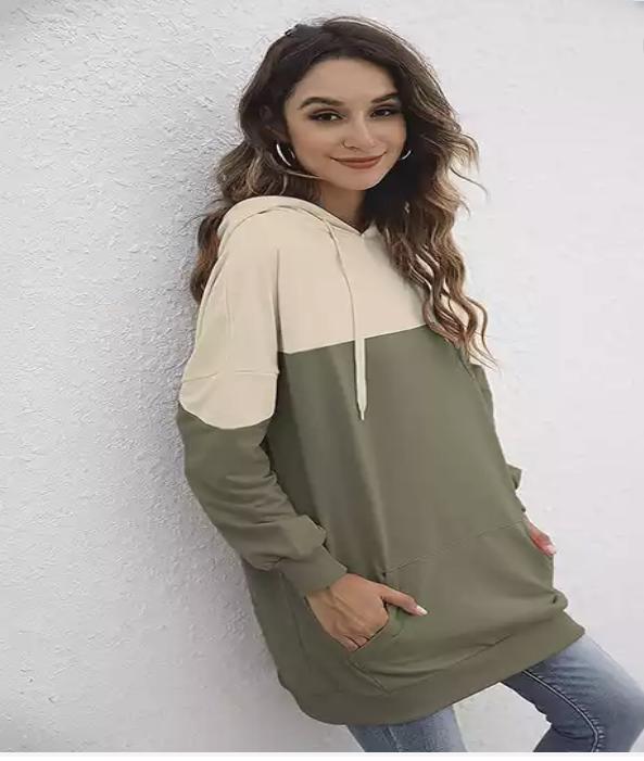 Oversizes woman's Hoodies Printed/Embroided Loose 2 Pieces Drawstring Jogger Sweatpants Thick Fleece - view 4