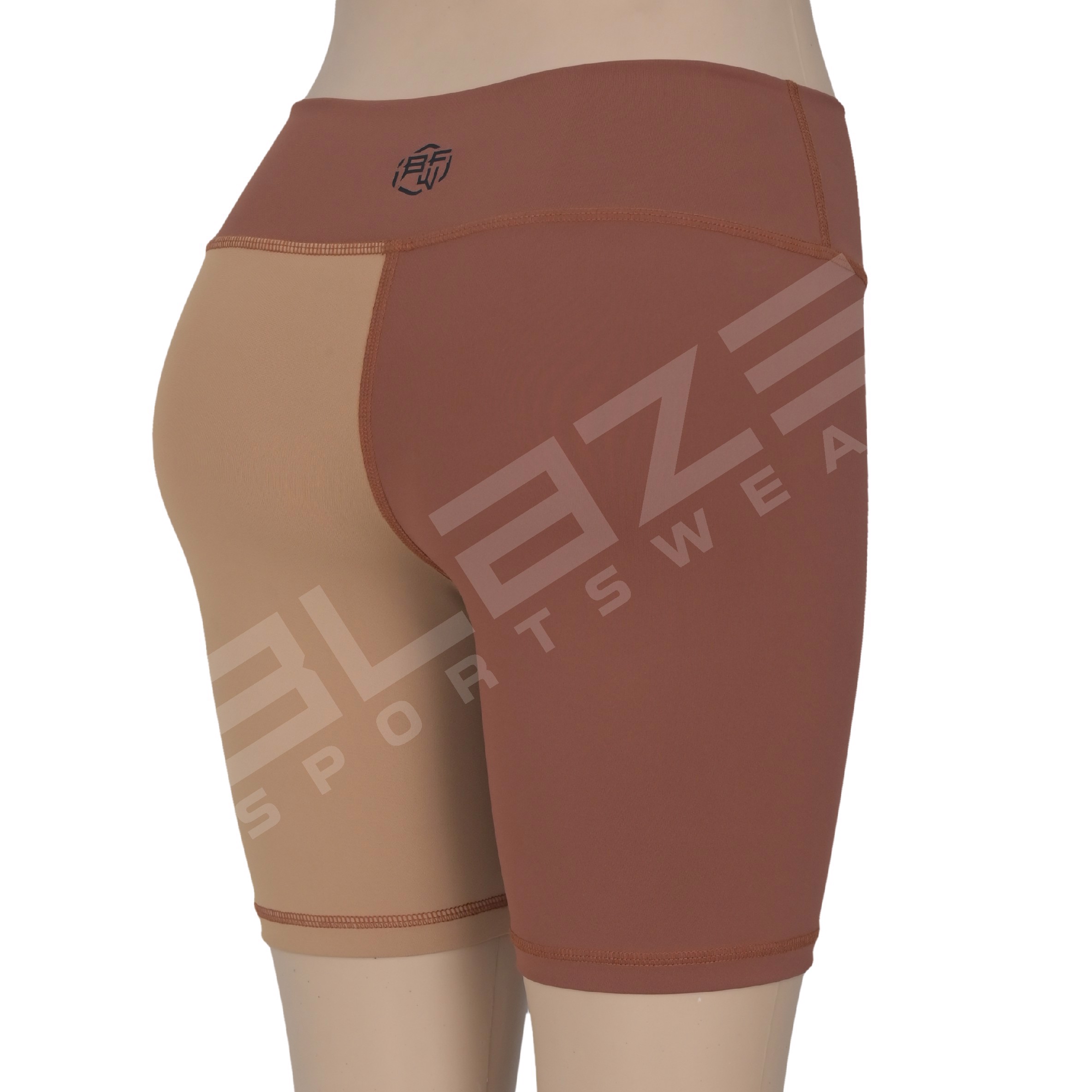 Tailor-made High Rise Yoga Booty Shorts Hot Pink High Rise Fitness Biker Shorts Plus Size Beach - view 5