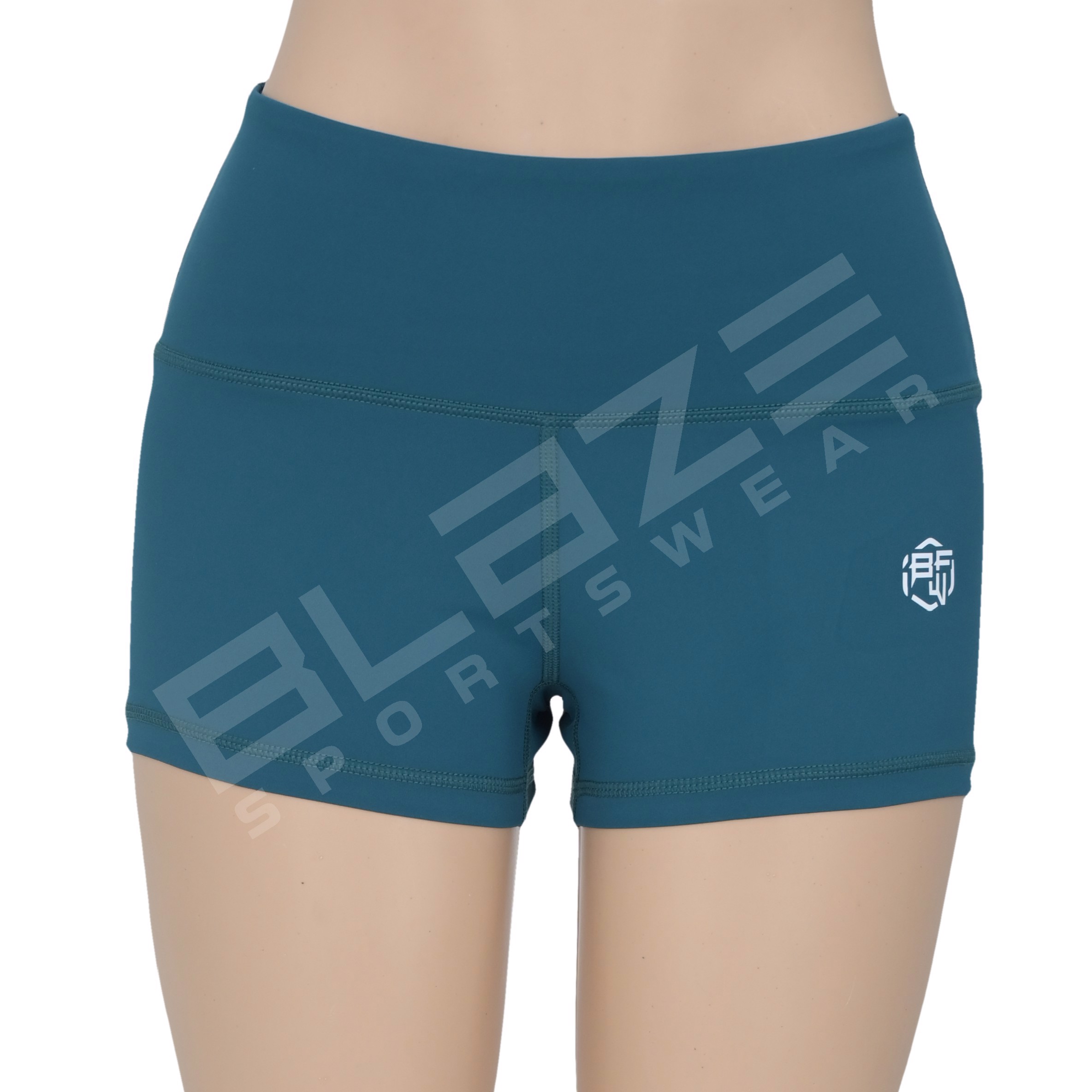 Customized High Rise Yoga Booty Shorts Hot Pant Fitness Biker Shorts Beach Gym Leggings in Plus Size - view 4