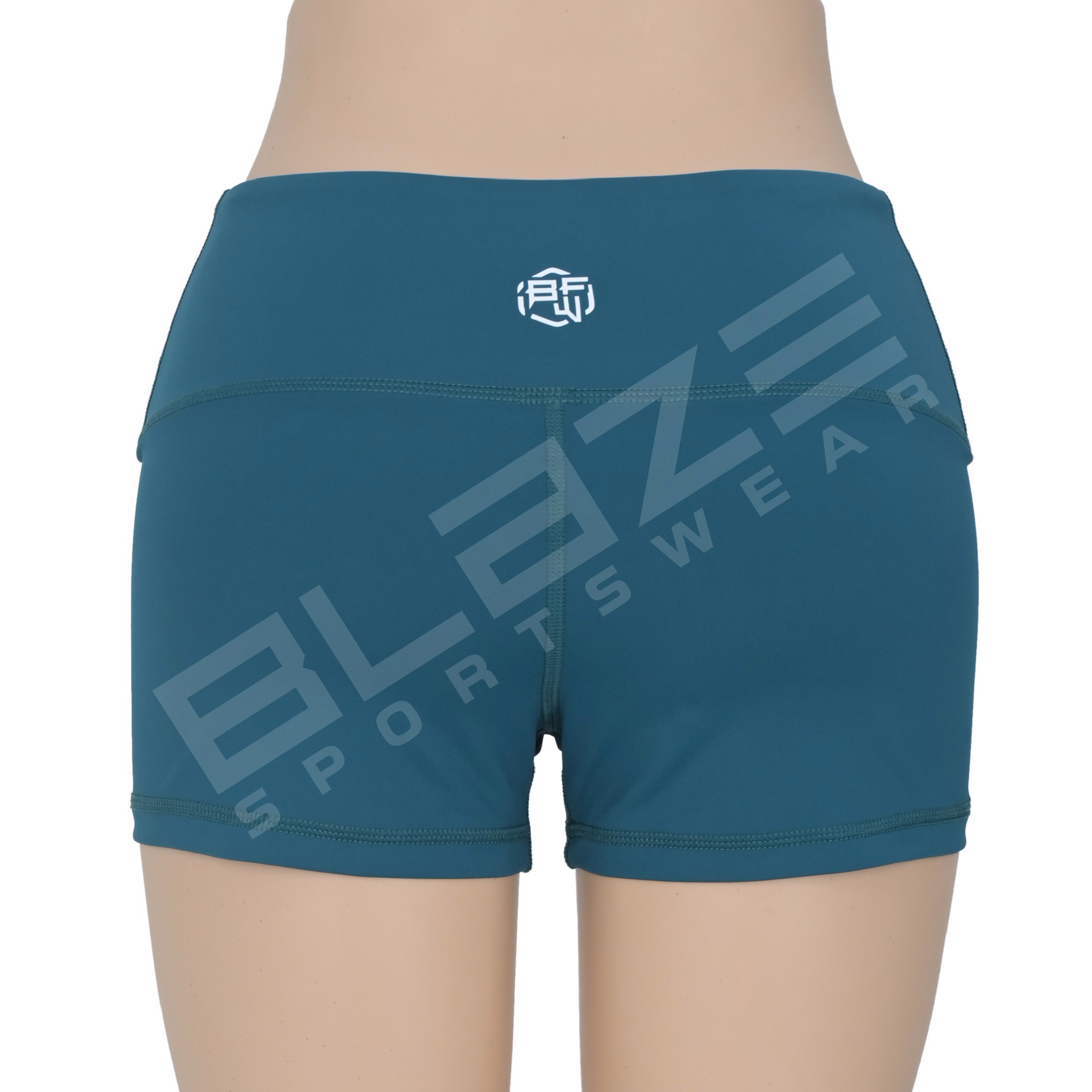 Customized High Rise Yoga Booty Shorts Hot Pant Fitness Biker Shorts Beach Gym Leggings in Plus Size - view 5