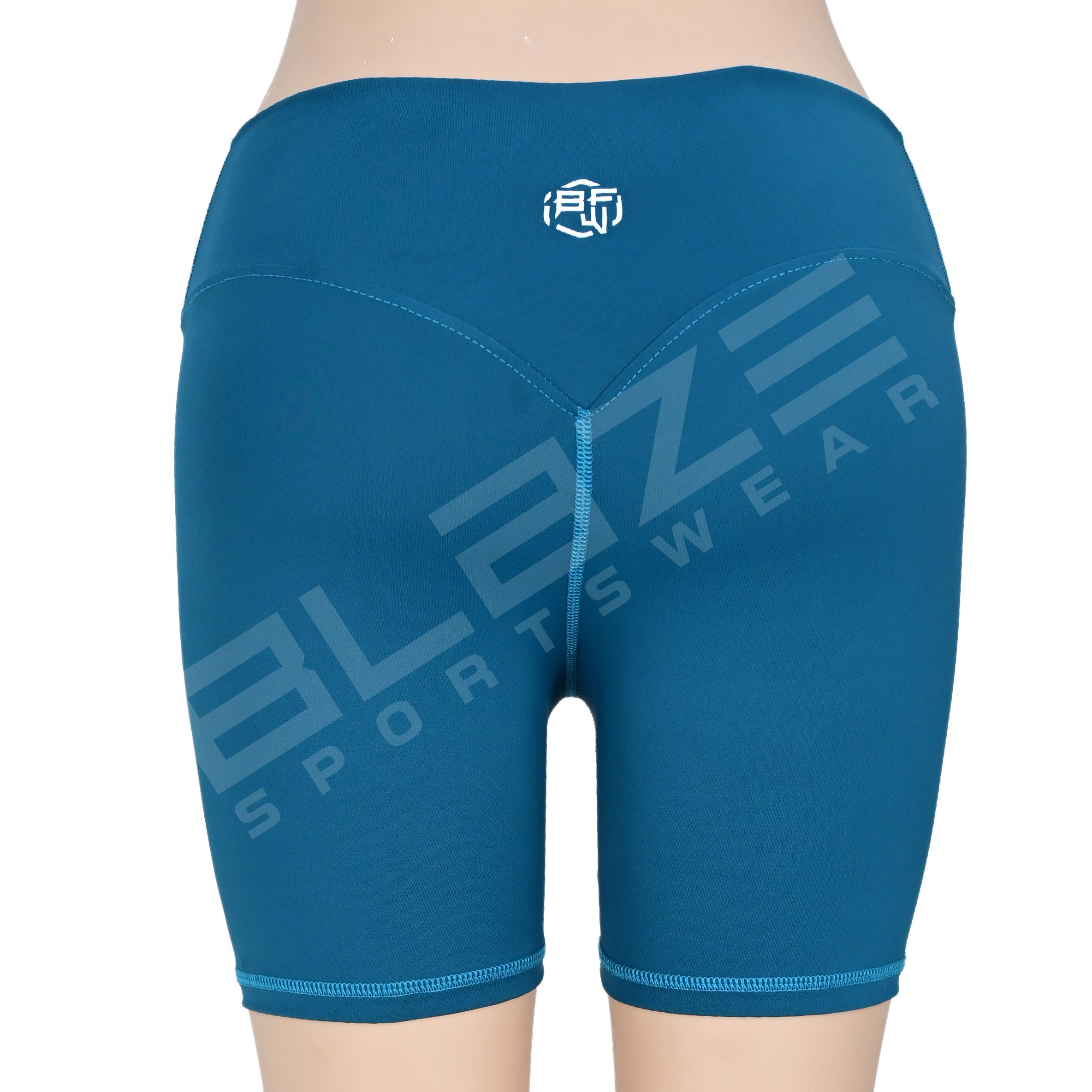 Personalized High Rise Yoga Booty Shorts Hot Pant Fitness Biker Beach Gym Leggings in Plus Size - view 4