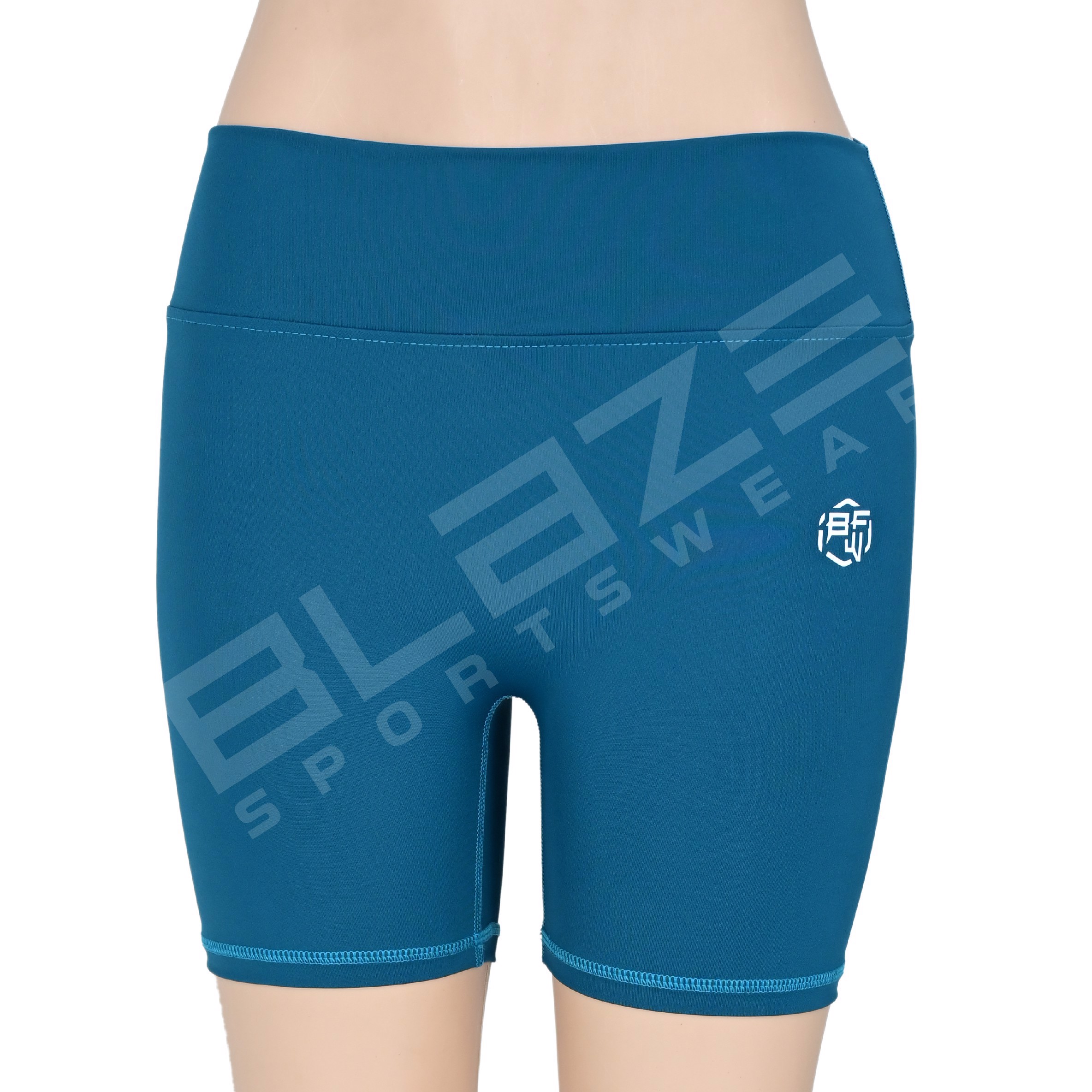 Personalized High Rise Yoga Booty Shorts Hot Pant Fitness Biker Beach Gym Leggings in Plus Size - view 5