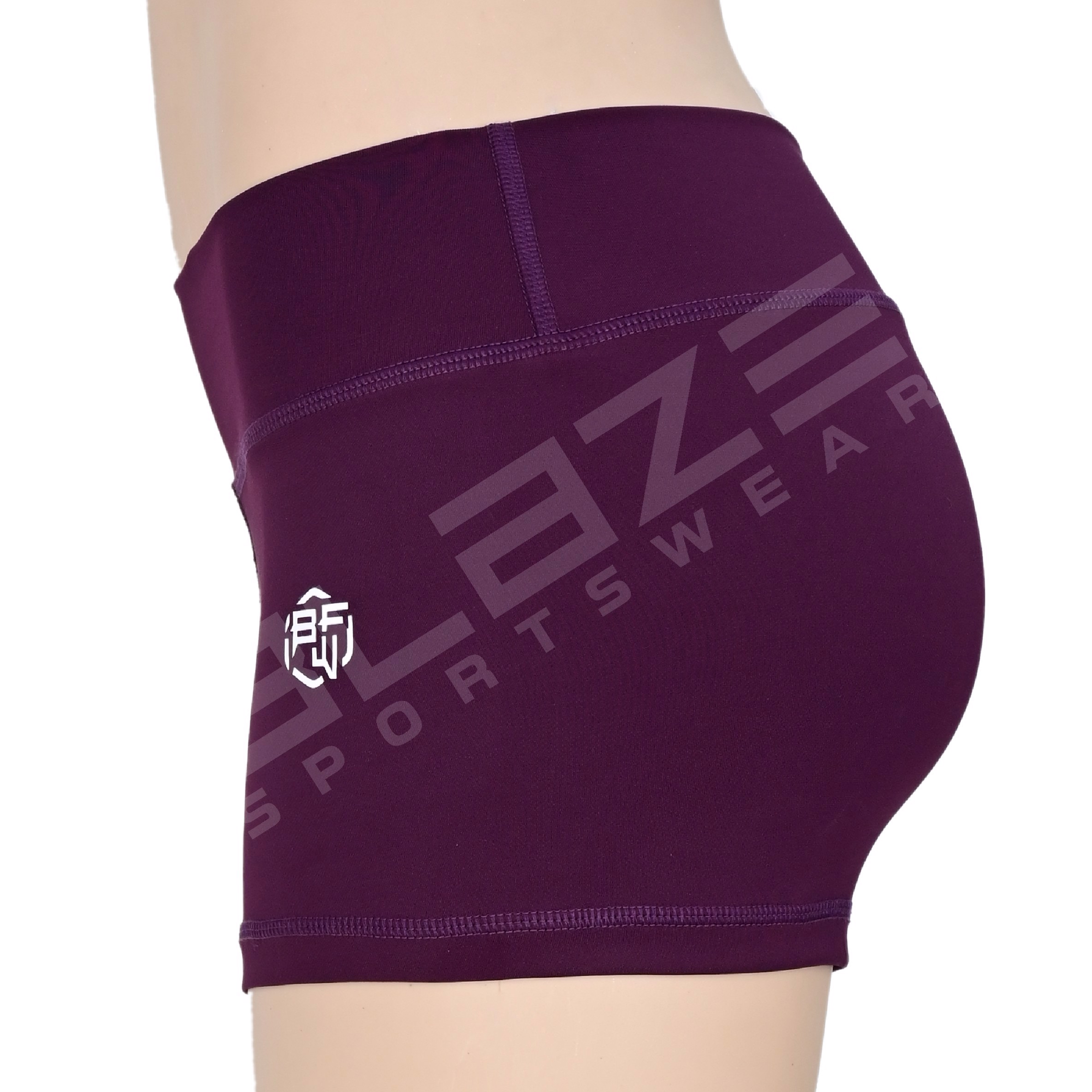 Tailor-made High Rise Yoga Booty Shorts Hot Pant Fitness Biker Beach Gym Leggings in Plus Size - view 2
