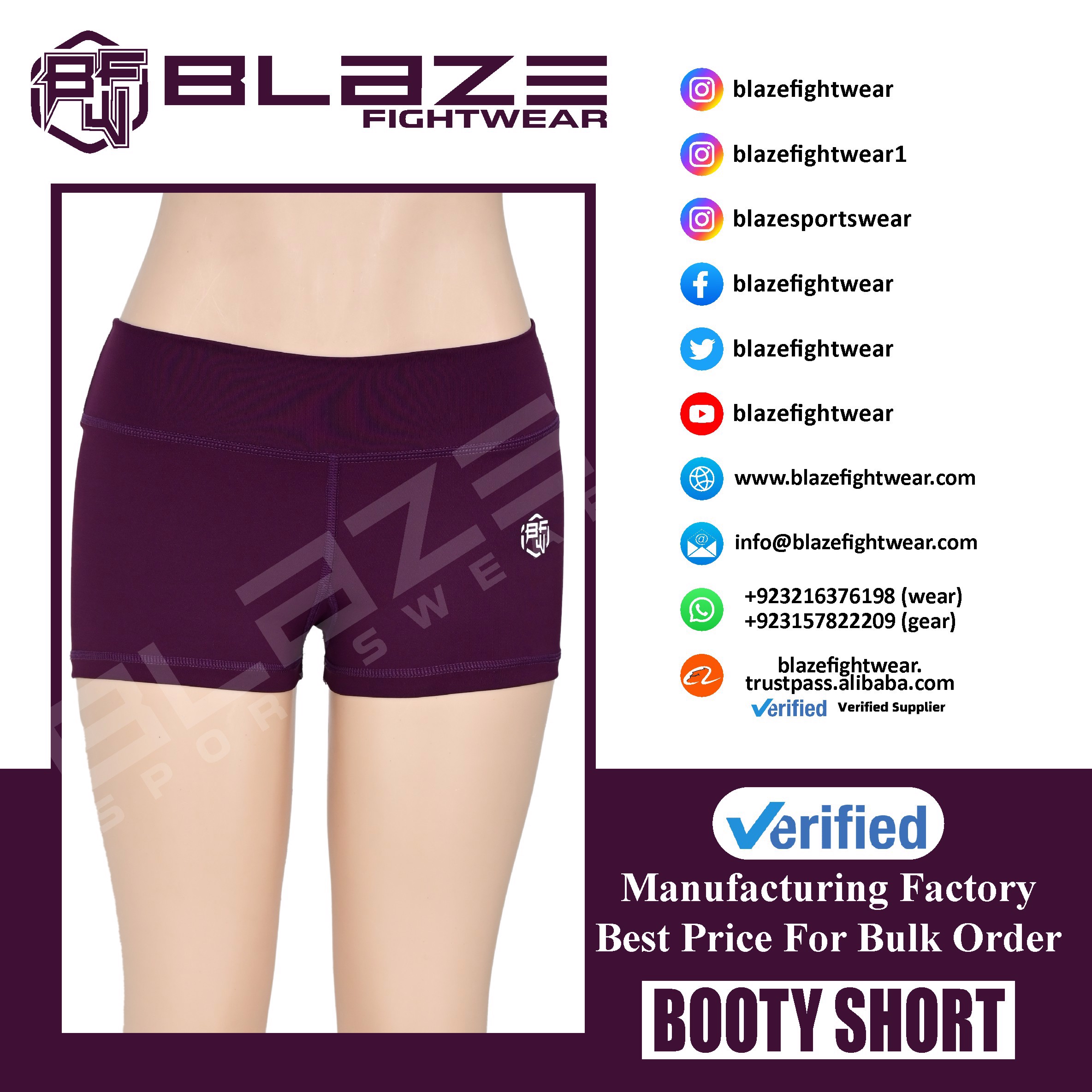 Tailor-made High Rise Yoga Booty Shorts Hot Pant Fitness Biker Beach Gym Leggings in Plus Size - view 5