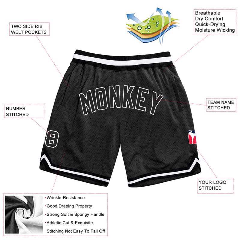 Wholesale Custom Logo Classic Mens Polyester Mesh Basketball Shorts with Pockets Shorts for men - view 6