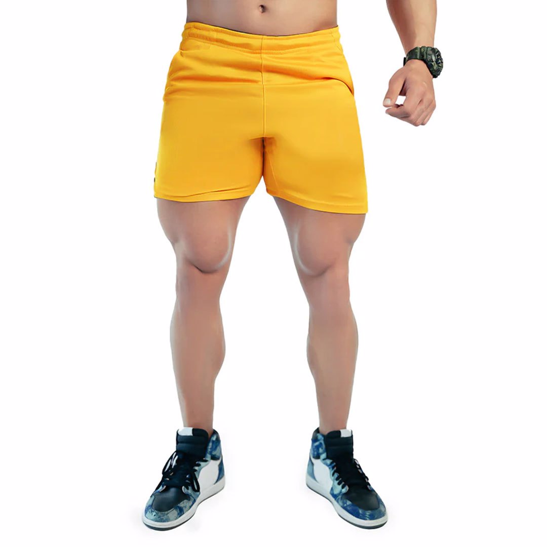 Wholesale Custom Logo Classic Mens Polyester interlock Dry Fit Shorts For Gym Men - view 3