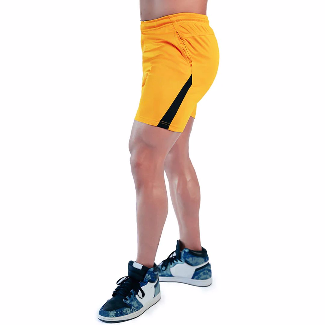 Wholesale Custom Logo Classic Mens Polyester interlock Dry Fit Shorts For Gym Men - view 5