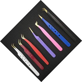 Eyebrow Tweezers set lash extensions accessories eyelash tools Tweezers Eyebrow Applicators kit - view 9