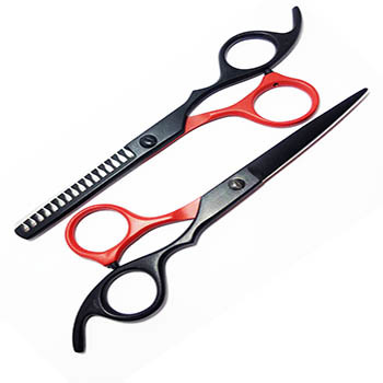 Professional 6-Inch Barber Scissors Thinning Cutting Sharp Tip Custom Logo Stainless Steel 4Cr13  - view 3