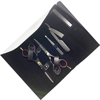 Professional 6-Inch Barber Scissors Thinning Cutting Sharp Tip Custom Logo Stainless Steel 4Cr13  - view 3
