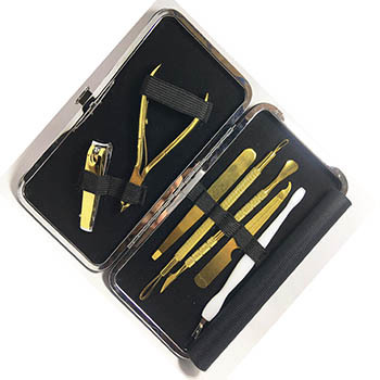 Manicure Set Nail Clippers Pedicure Kit 4 Pieces Stainless Steel Acrylic Nail Kits Nail Care Tools  - view 3