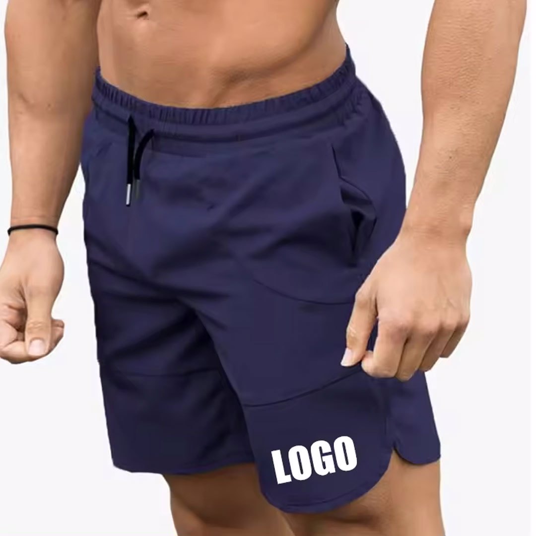 High quality Dry fit Gym shorts For men in Micro Stretch 98% polyester 2% Spandex with custom Logo